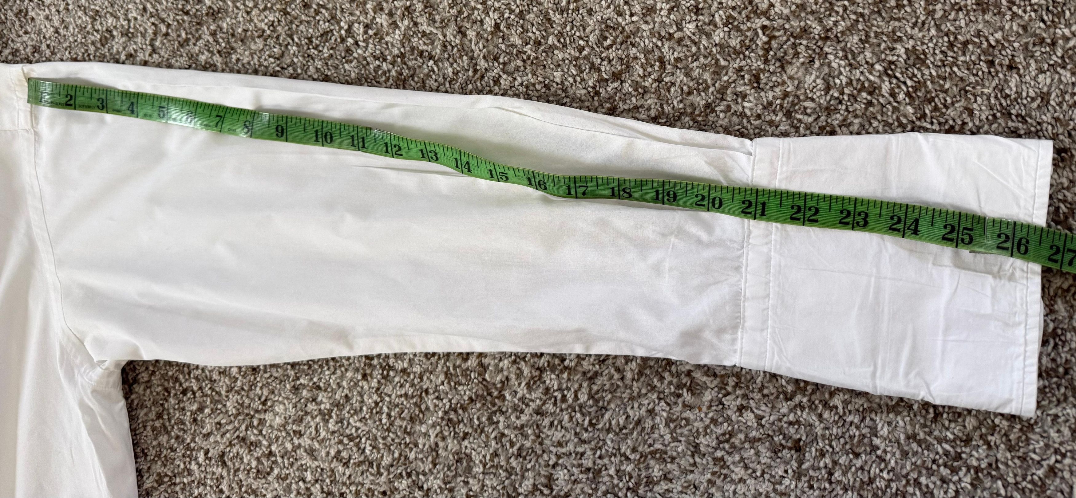 Gucci Gucci White Cotton Poplin Dress Shirt - Size 15 / Small Size 38R - 9 Thumbnail