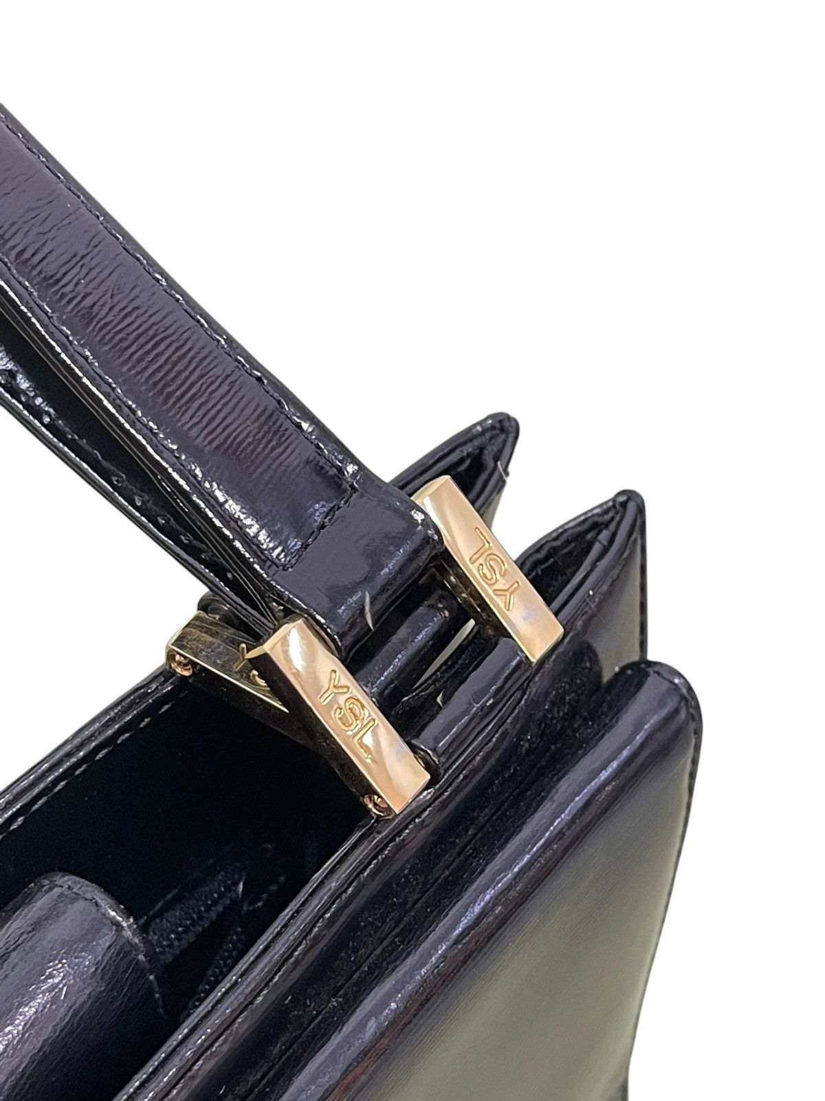 Yves Saint Laurent Full Leather YSL Yves Saint Laurent Vtg Hand Bag 1🟩6 Size ONE SIZE - 13 Thumbnail