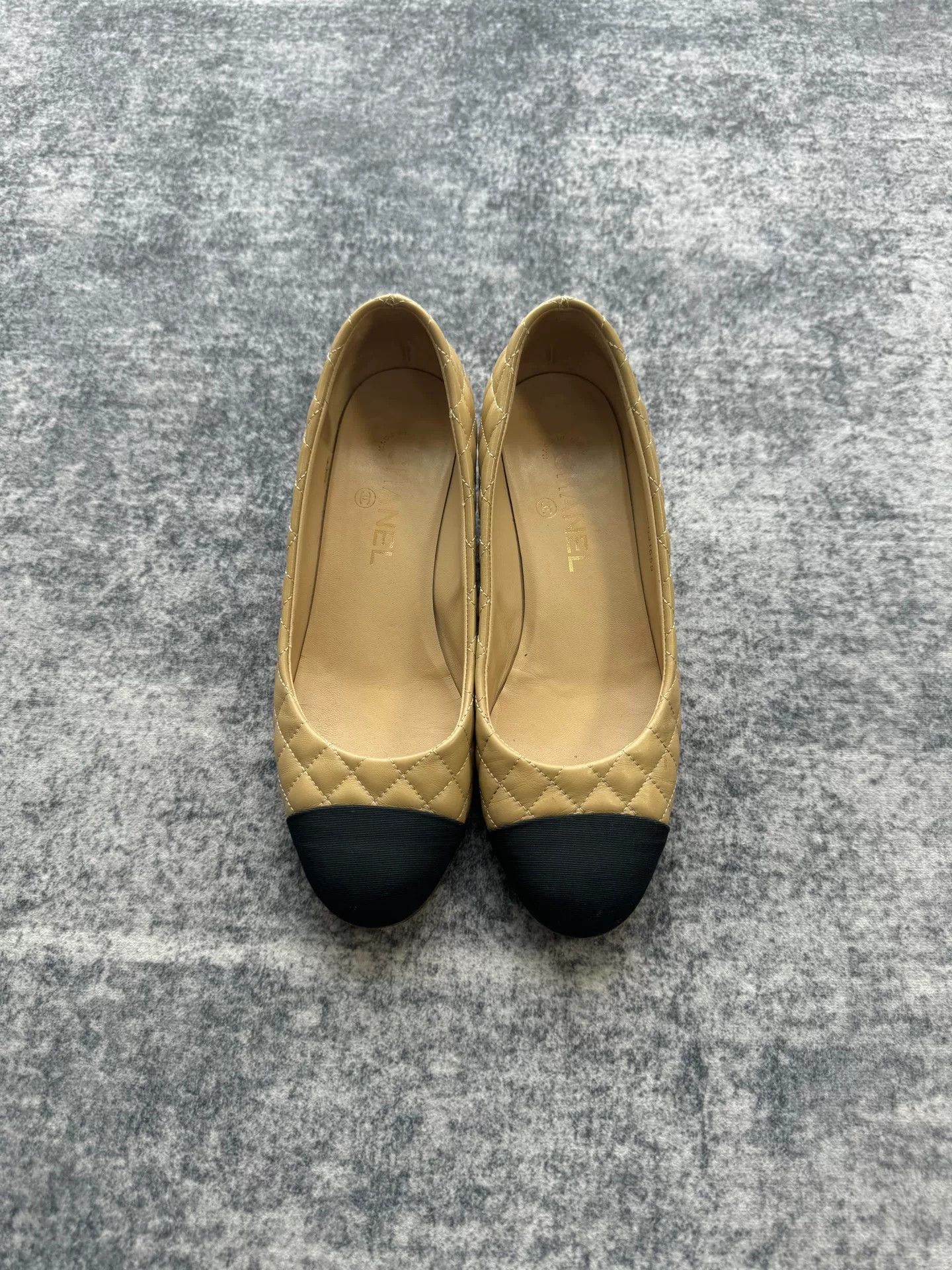 Chanel Chanel Nude Spliced High Heels Size US 6.5 / IT 36.5 - 1 Thumbnail