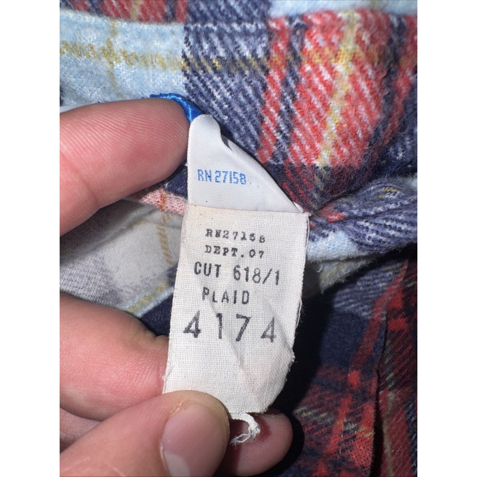 Sears × Vintage Vintage Sears Plaid Flannel Shirt Women’s Size 14 Red USA Size XL / US 12-14 / IT 48-50 - 4 Thumbnail