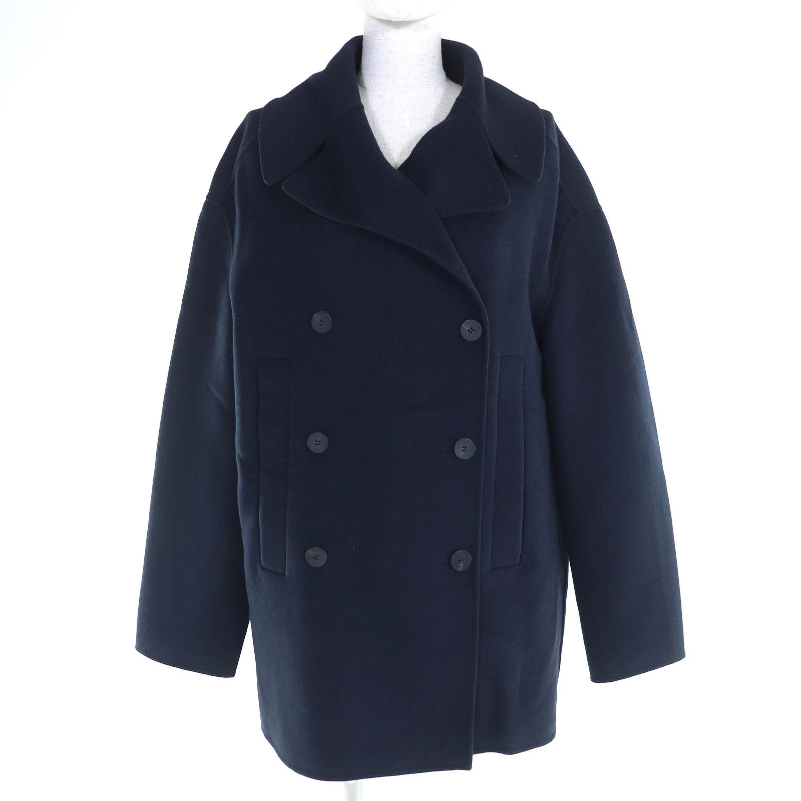 Dior Dior Christian Dior Cashmere Coat Leather Outerwear 940C02A0005 DUTY FREE for USA Size ONE SIZE - 1 Thumbnail