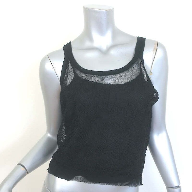 Dior Dior Lace Twinset Black Silk Cardigan and Tank Top SZ 6 NWT Size S / US 4 / IT 40 - 5 Thumbnail