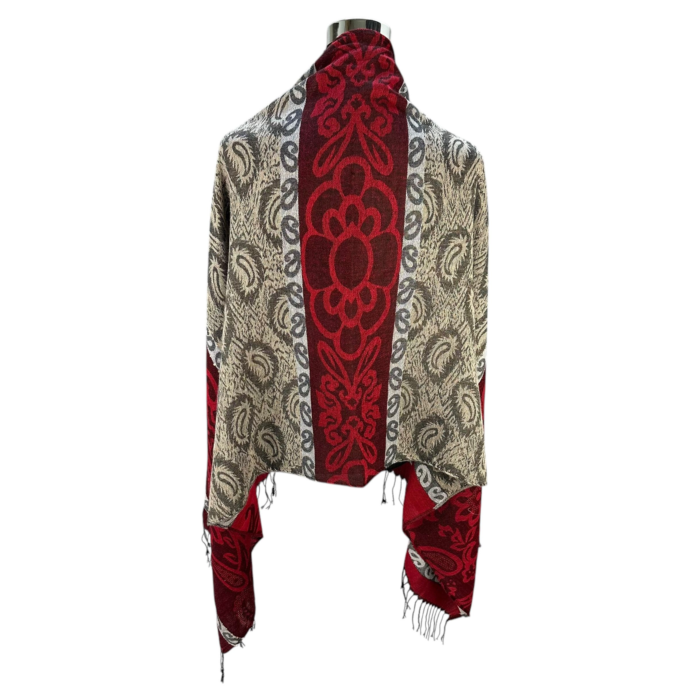 Other AVON Paisley & Floral Pattern Acrylic Scarf #A76-1823 Size ONE SIZE - 2 Thumbnail