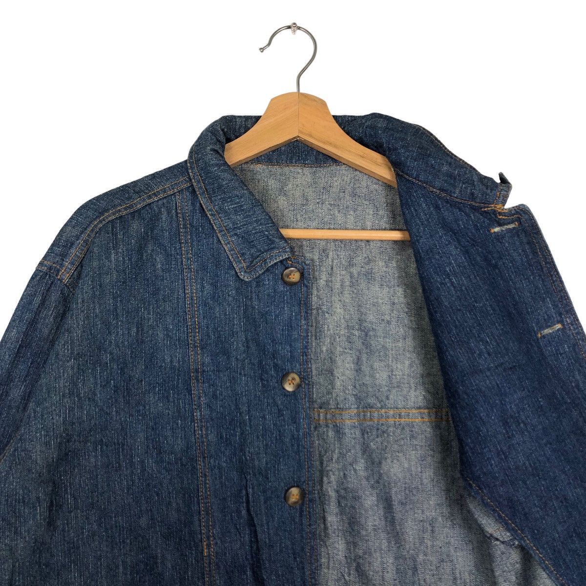 Japanese Brand 🔥90’s Denim Work Jacket Japan Made Size US M / EU 48-50 / 2 - 10 Thumbnail