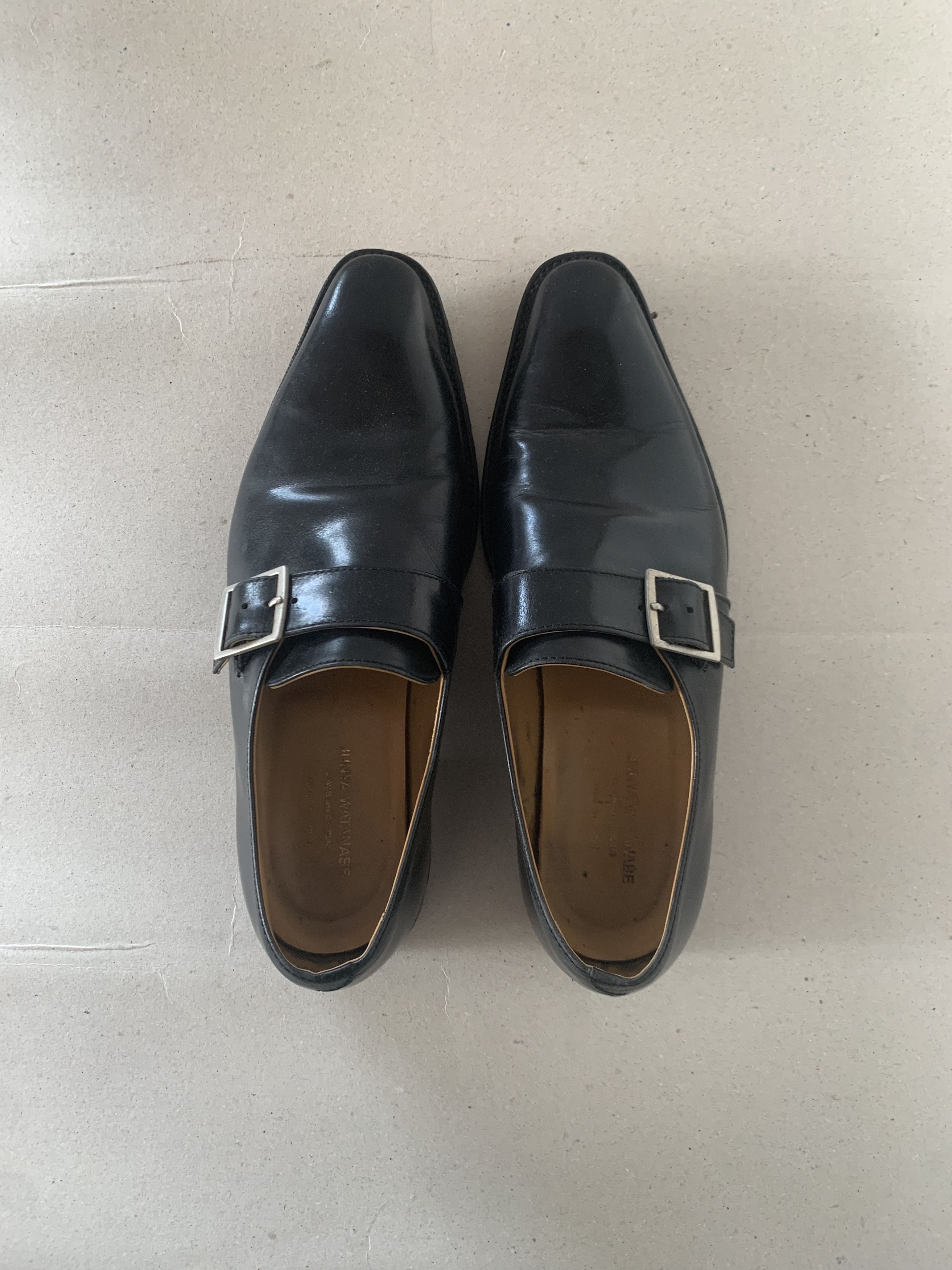 Comme des Garcons Junya Watanabe Comme des Garçons | Black Buckle Loafers Size US 5.5 / EU 38 - 1 Thumbnail