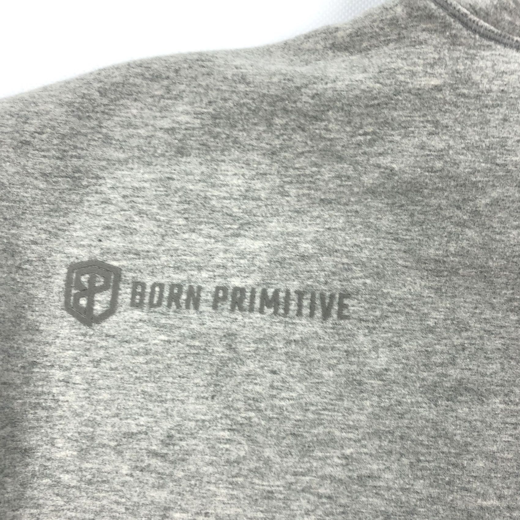 Primitive Born Primitive Hoodie Mens L Gray Pullover Hooded Logo Drawstring Athletic Athleisure Size US L / EU 52-54 / 3 - 7 Thumbnail