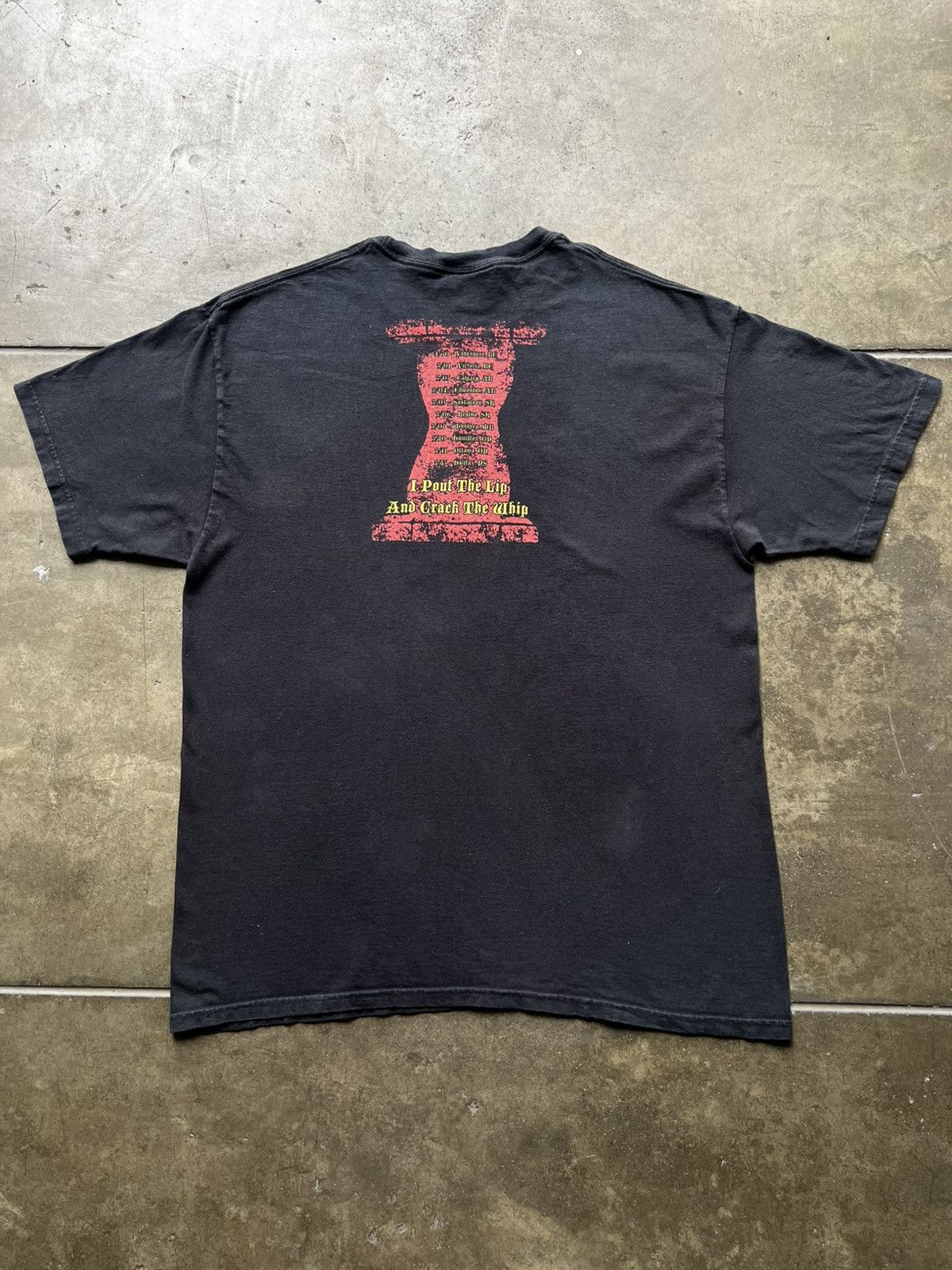 Vintage 2007 Queens Of The Stone Age Band Tour Tee Shirt Strokes Size US L / EU 52-54 / 3 - 3 Thumbnail