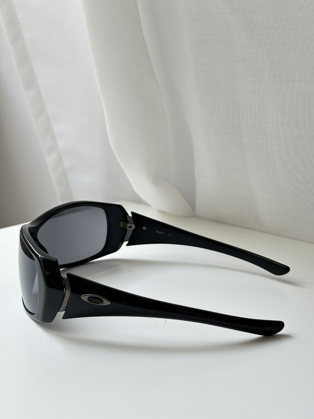 Oakley Oakley Riddle Unisex Rare Black USA Mask Sunglasses Size ONE SIZE - 2 Thumbnail