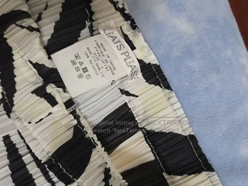 Issey Miyake Issey Miyake Zebra-Print Cropped Pants Size 25" / US 0 / IT 36 - 4 Thumbnail