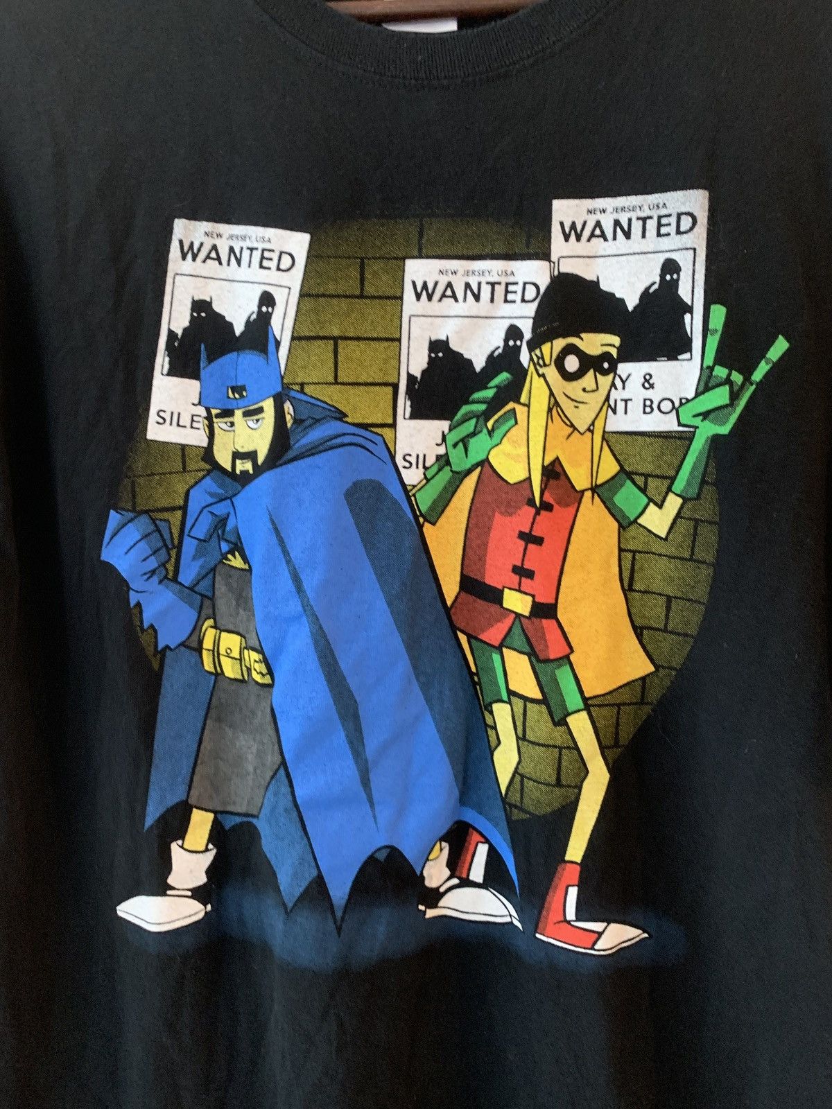 Vintage Jay and Silent Bob Batman Cartoon Art T Shirt Clerks Kevin ...