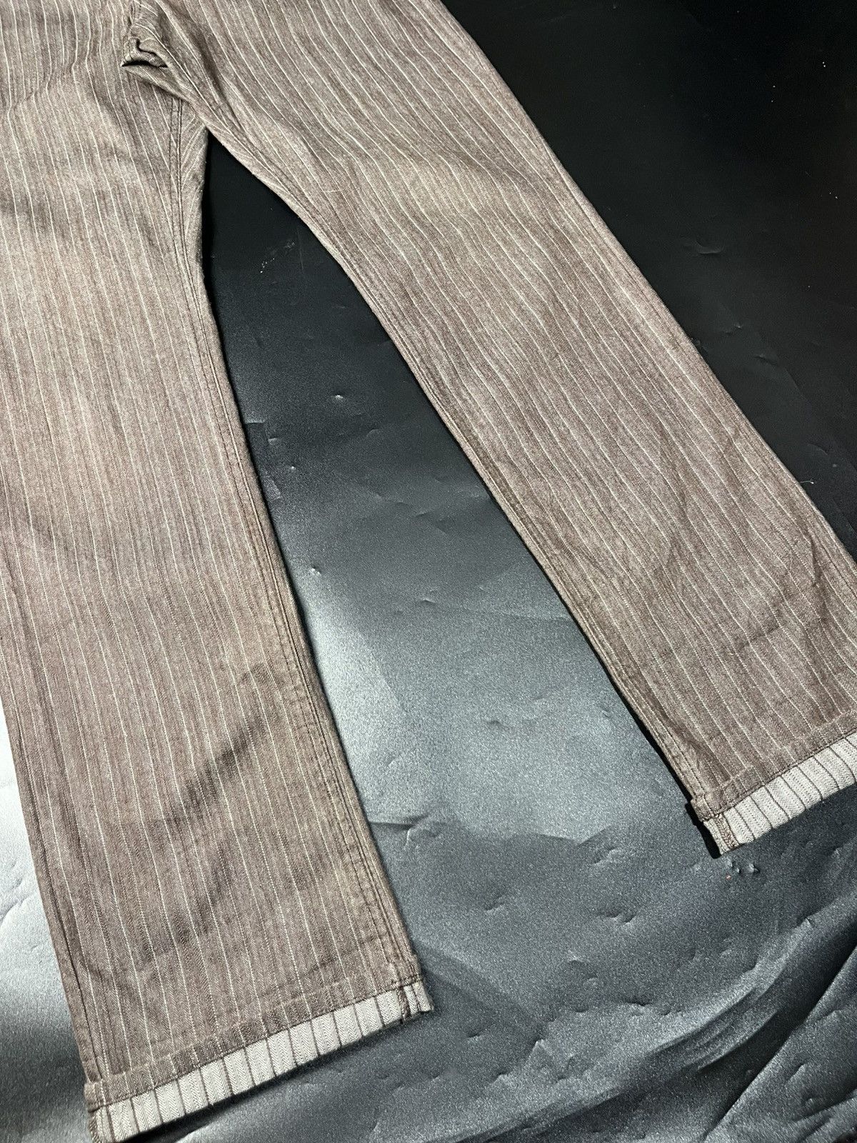 If Six Was Nine × Japanese Brand × Le Grande Bleu (L.G.B.) JAPANESE HICKORY JEANS DEUX CONCEPT LABO Size US 31 - 3 Thumbnail