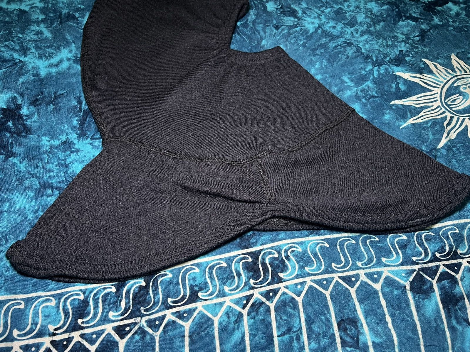 Vintage Vintage Black Growag Mask balaclava Knitted Face Car Race Size ONE SIZE - 3 Thumbnail
