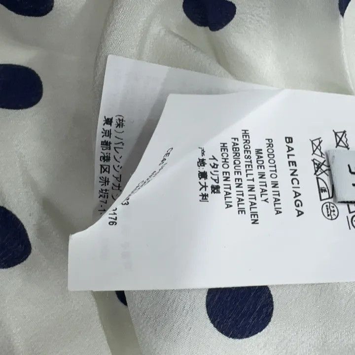 Balenciaga Balenciaga Balenciaga Stylish Polka Dot ButtonUp Shirt -25 Size US XXS / EU 40 - 3 Thumbnail