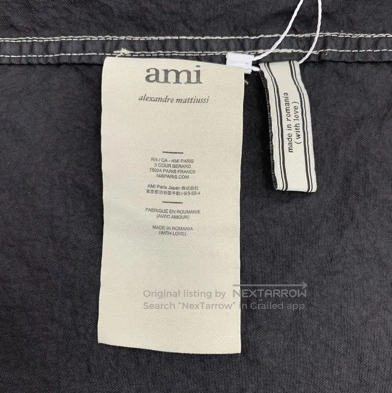 AMI AMI Black Nylon Men's Windbreaker . Size US M / EU 48-50 / 2 - 6 Thumbnail