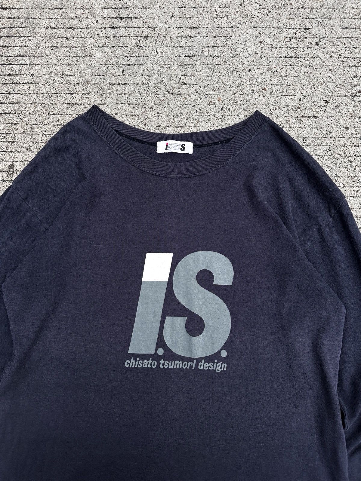 Issey Miyake × Tsumori Chisato Issey Miyake I.S. Issey Sport Big Logo Long Sleeve Tee Size US S / EU 44-46 / 1 - 3 Thumbnail