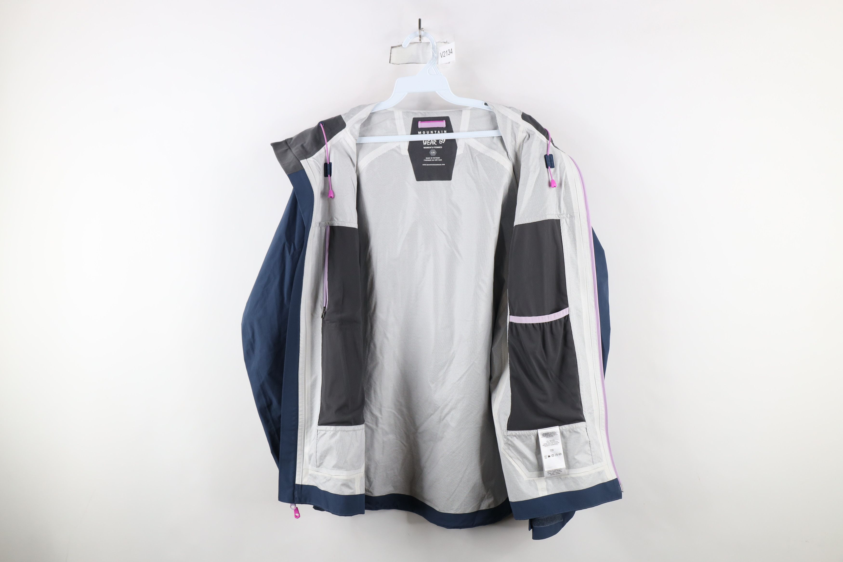 Mountain Hardwear × Vintage Mountain Hardwear Quasar Lite Waterproof Hooded Rain Jacket Size L / US 10 / IT 46 - 9 Thumbnail