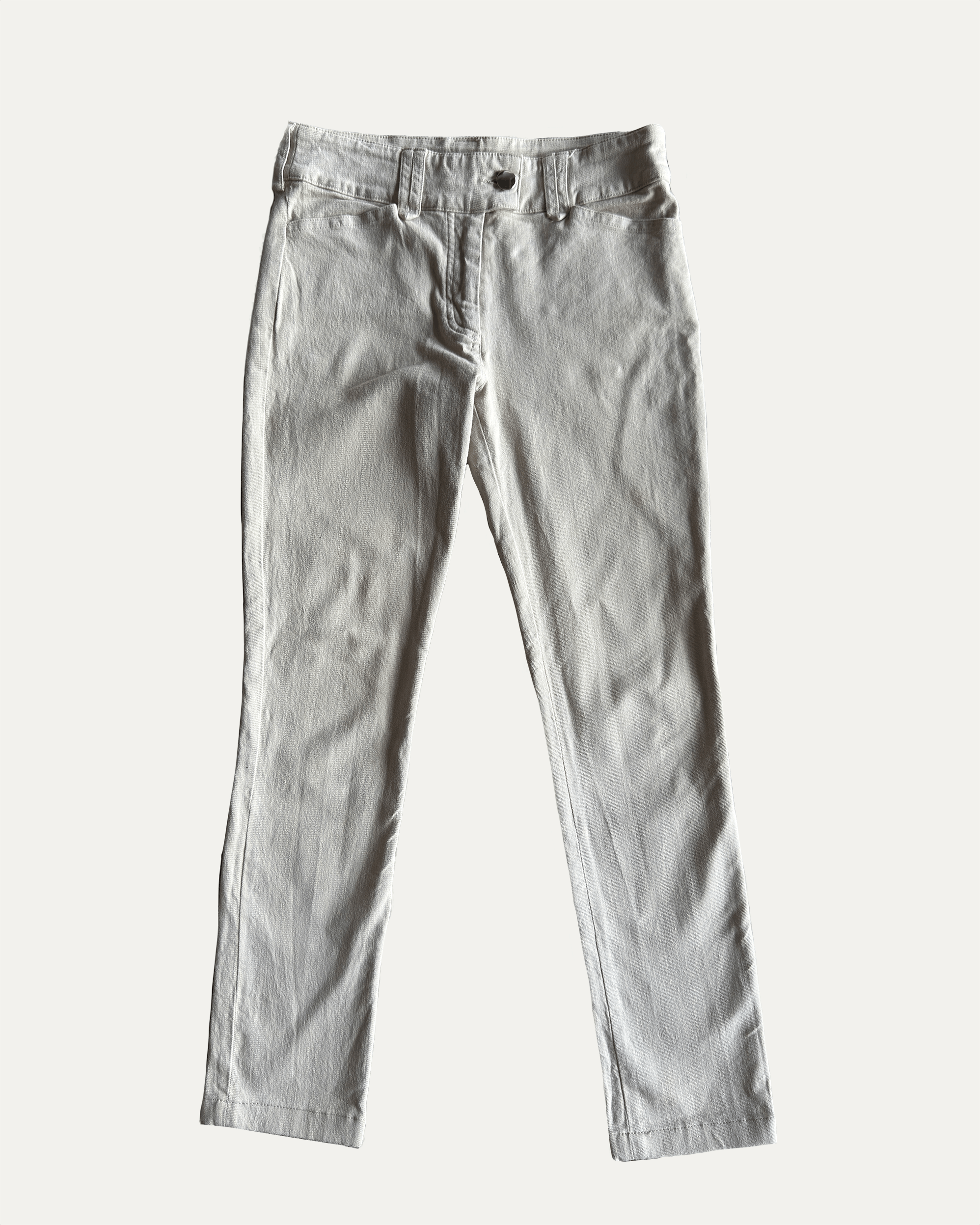 Balenciaga Balenciaga 2008 Beige Skinny Jeans Size 25" / US 0 / IT 36 - 1 Thumbnail