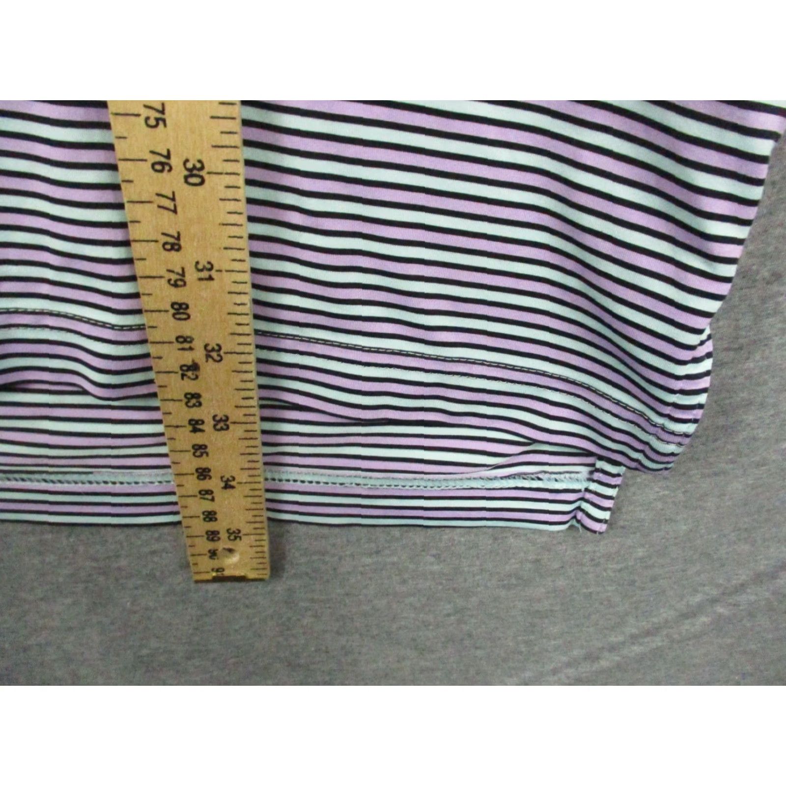 Peter Millar Peter Millar Summer Comfort Shirt Polo Golf Stretch Large Black Purple Stripe Mens Shirt Regular 44 Multicolor Logo Button Size US L / EU 52-54 / 3 - 4 Thumbnail