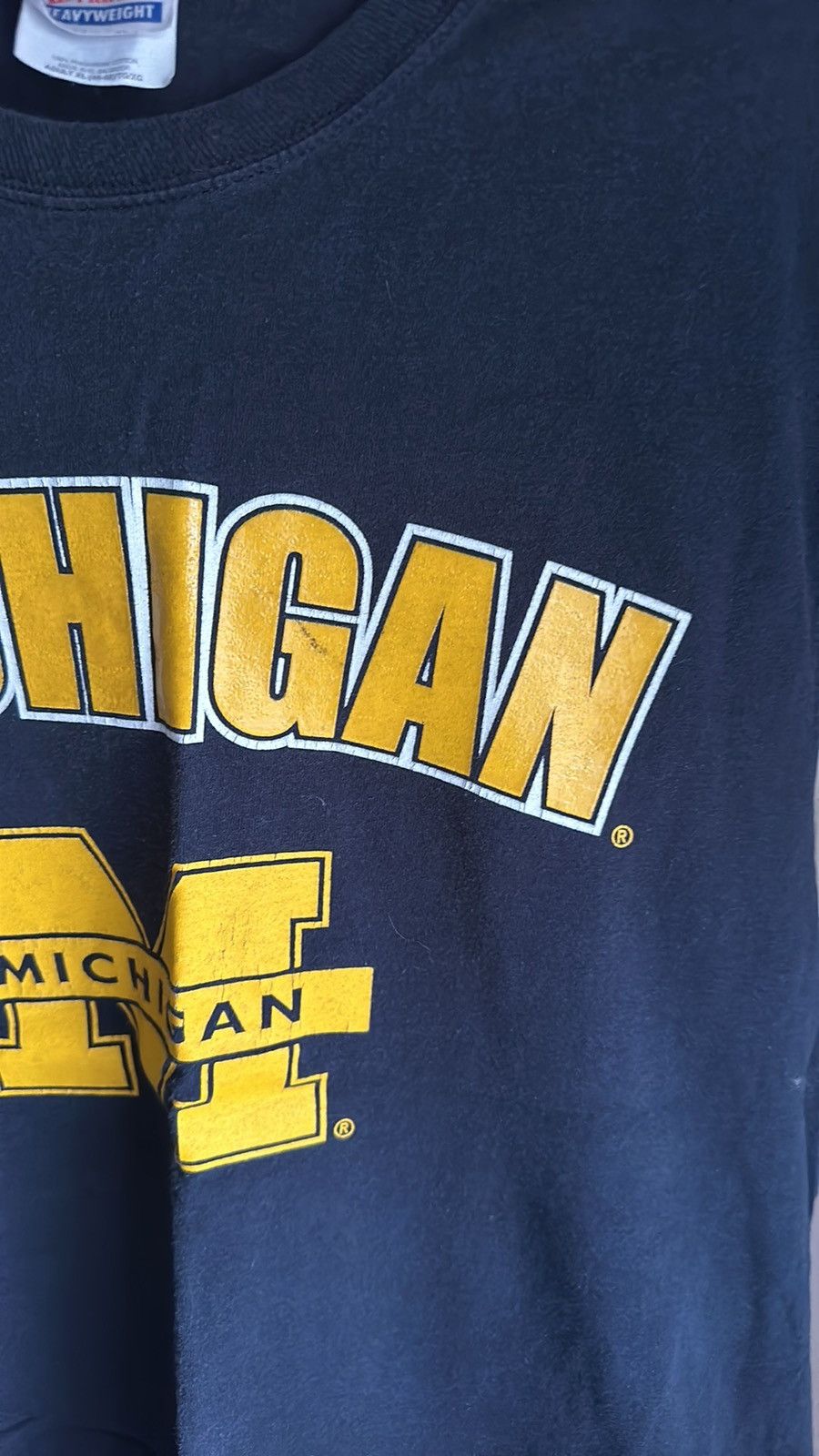 Hanes × Vintage Michigan muscle tshirt Size US XL / EU 56 / 4 - 4 Thumbnail