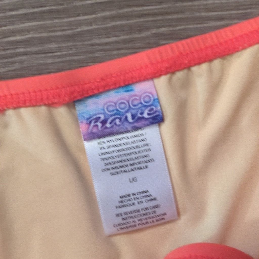 Other Coco Rave Coral Swim Bottoms Size Large Size ONE SIZE - 2 Thumbnail