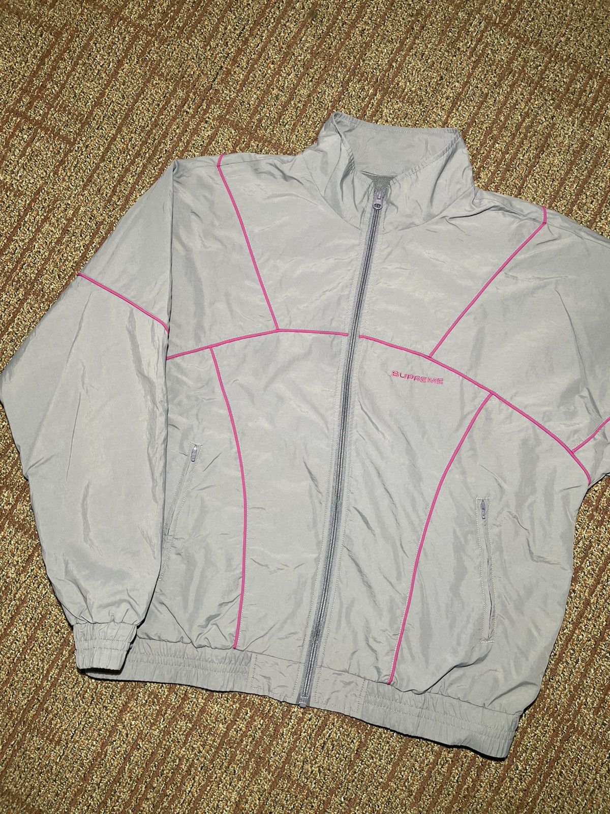 Supreme Supreme Piping Track Jacket SS19 (Large) Size US L / EU 52-54 / 3 - 1 Thumbnail