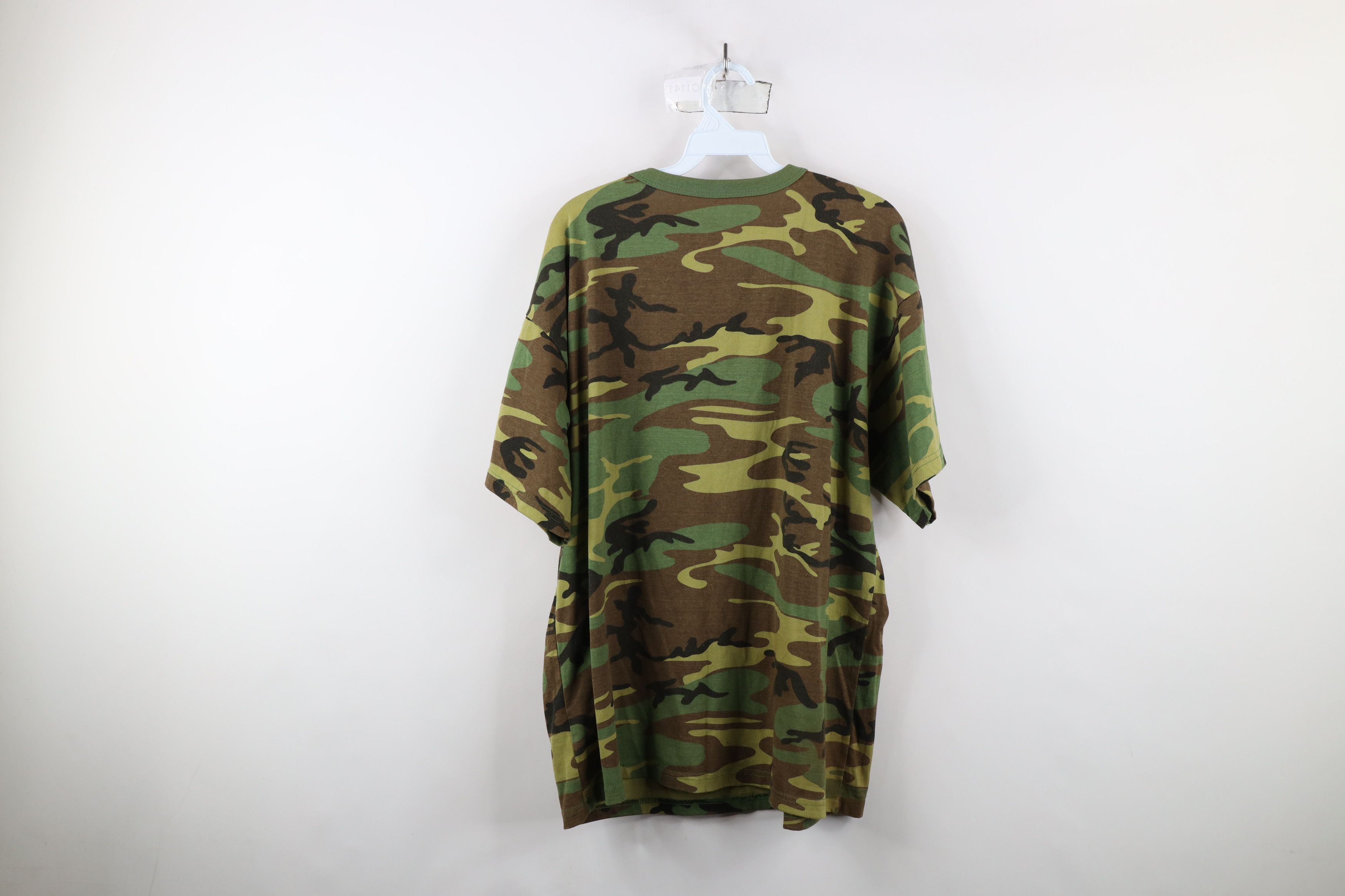 Rothco × Vintage Vintage Rothco Military Heavyweight Short Sleeve T-Shirt Size US XL / EU 56 / 4 - 11 Thumbnail