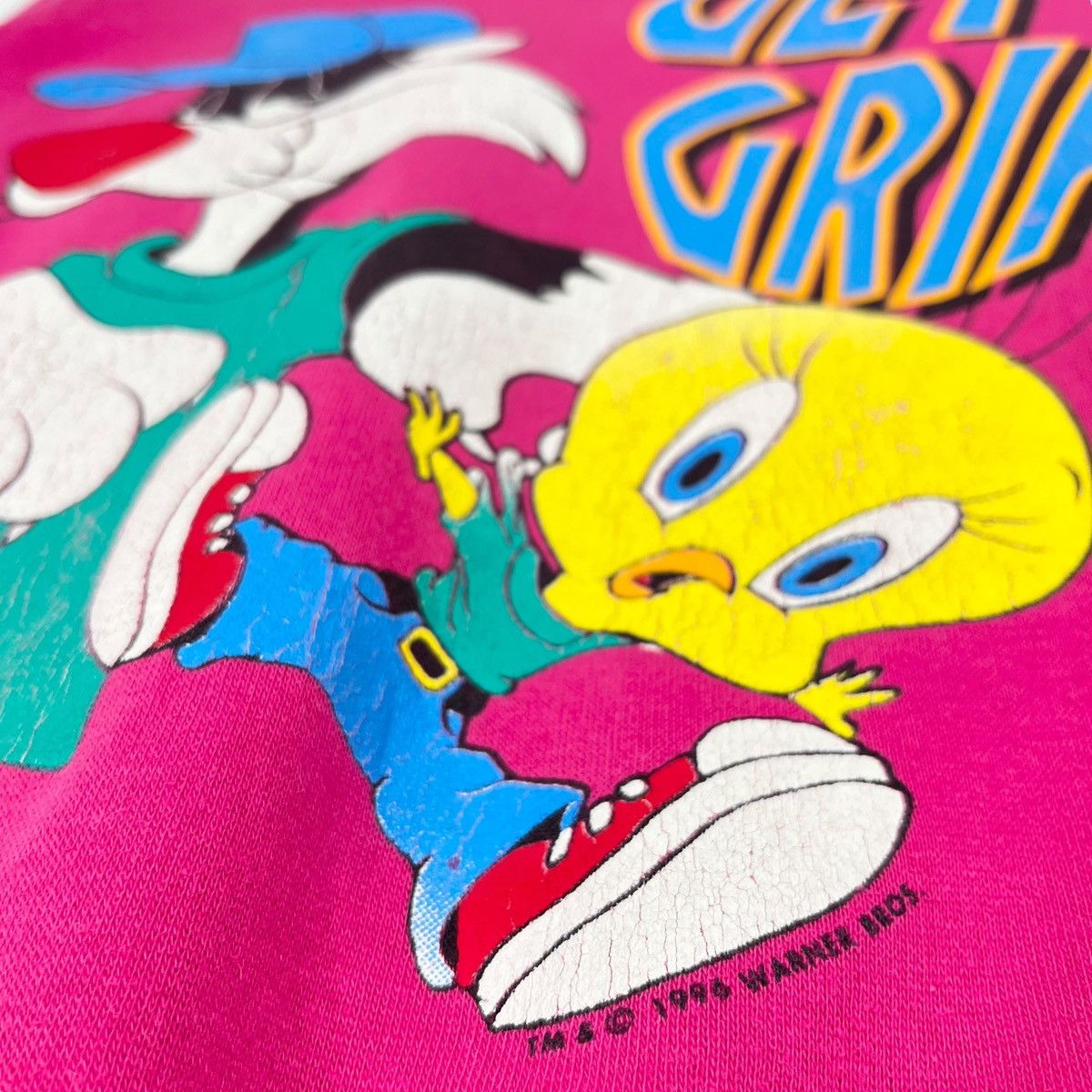 Cartoon Network × Vintage × Warner Bros Vintage 1996 Warner Bros Sylvester & Tweety Sweatshirt Size US S / EU 44-46 / 1 - 6 Thumbnail