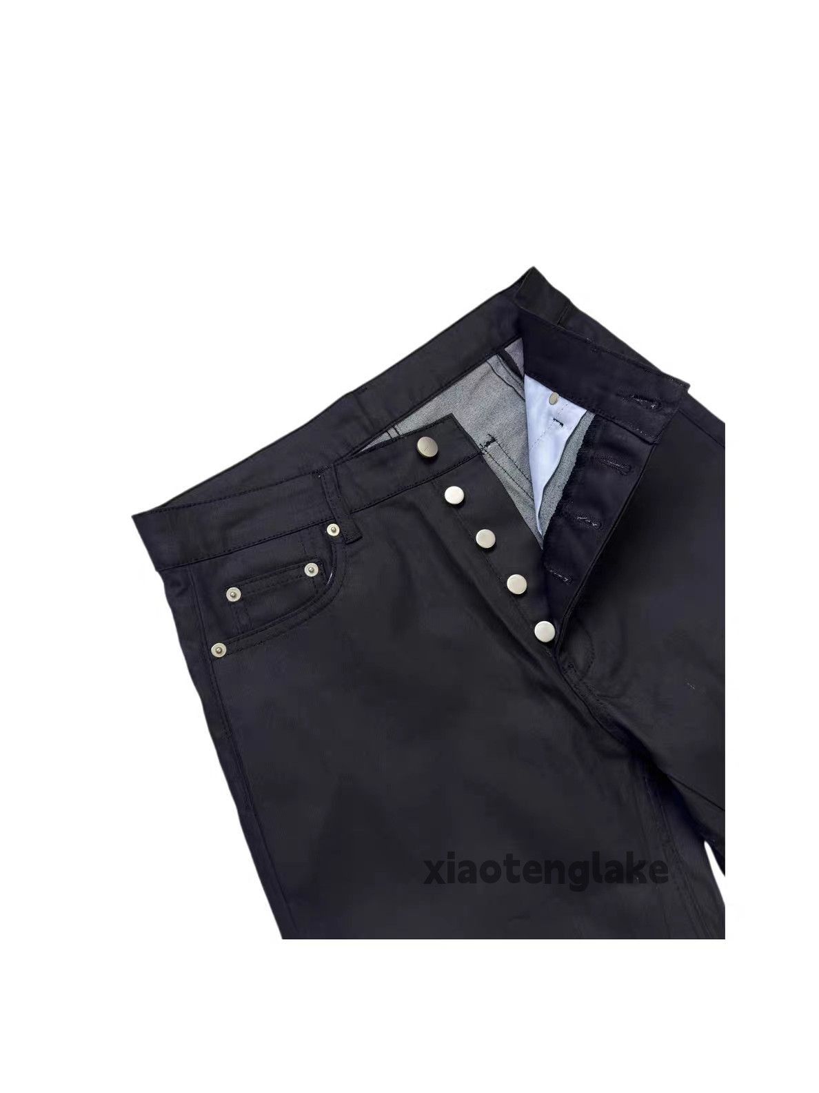 Jean xz Utility vintage punk grunge hiphop flared wax jeans Size US 36 / EU 52 - 8 Thumbnail