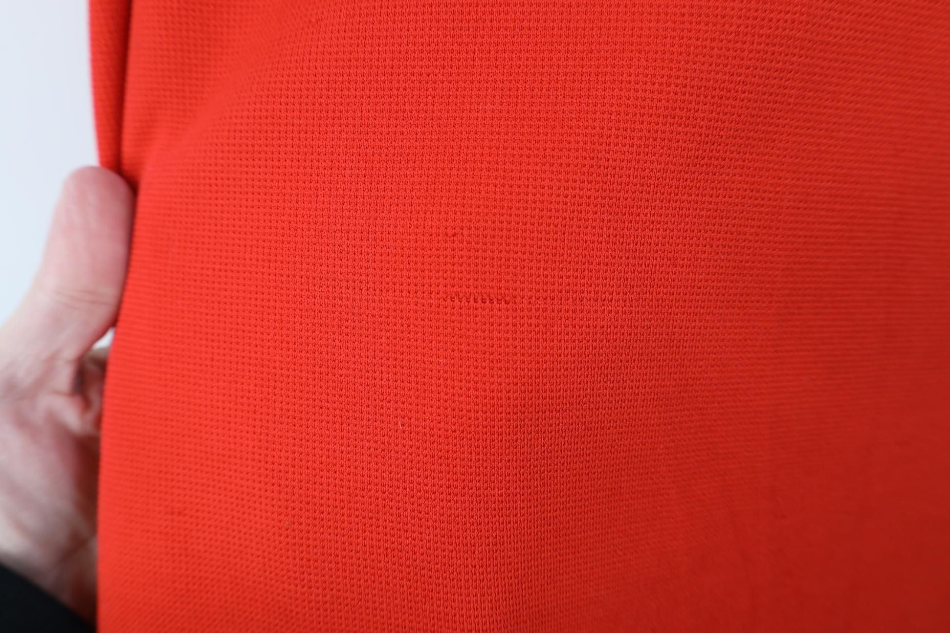 Adidas Vintage 90s Adidas Thermal Knit Short Sleeve T-Shirt Red Size US M / EU 48-50 / 2 - 4 Thumbnail