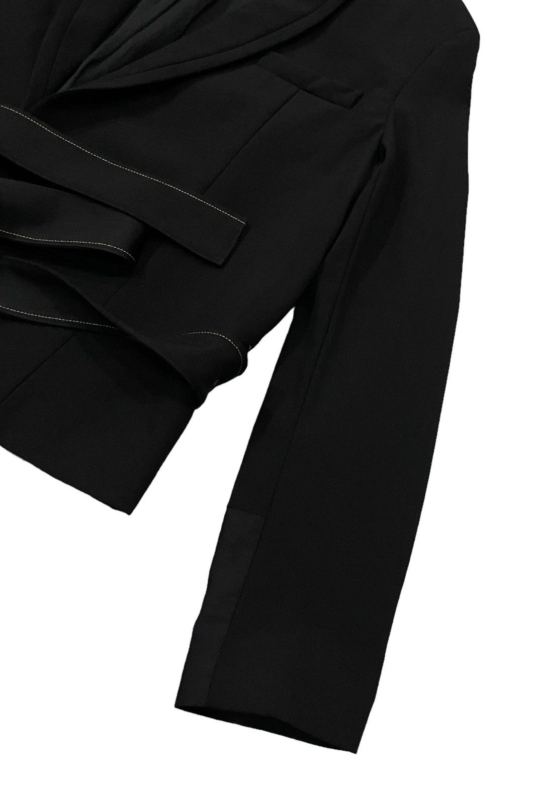 Helmut Lang Helmut Lang Belted Buttonless Fashion Jacket Size M / US 6-8 / IT 42-44 - 8 Thumbnail