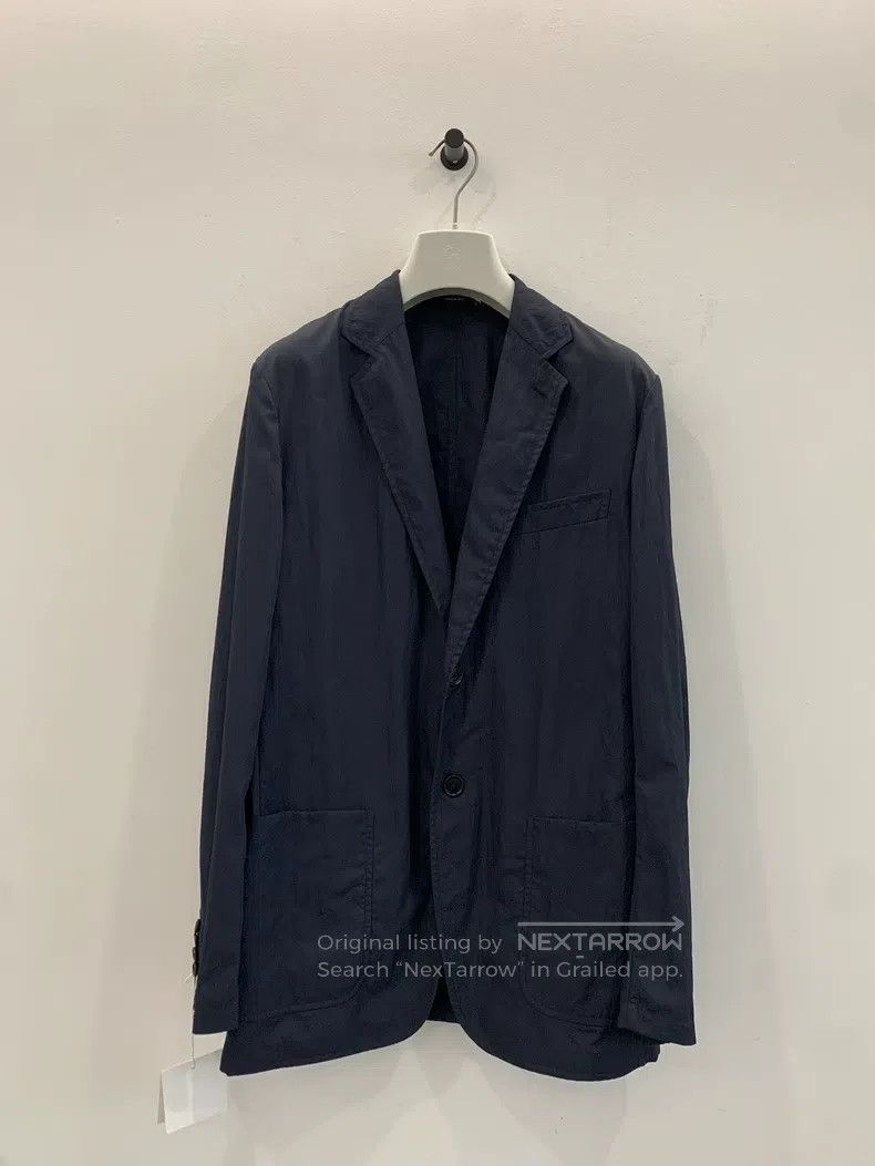 Hermes Hermes Dark blue men's casual blazer Size 46R - 1 Thumbnail