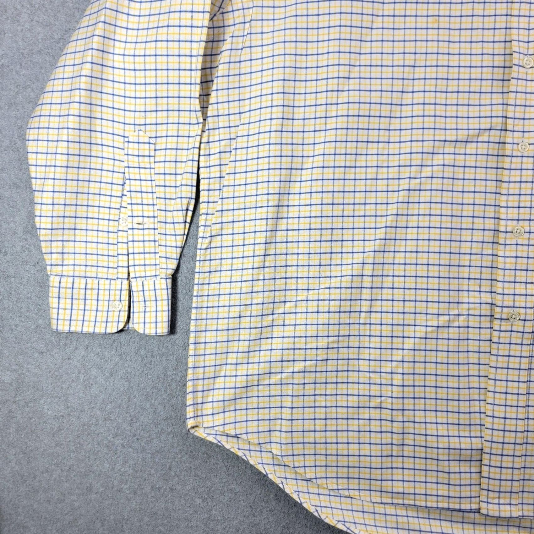 Ralph Lauren Ralph Lauren Shirt Mens XL Yellow Check Long Sleeve Button Down Cotton Pony Size US XL / EU 56 / 4 - 3 Thumbnail