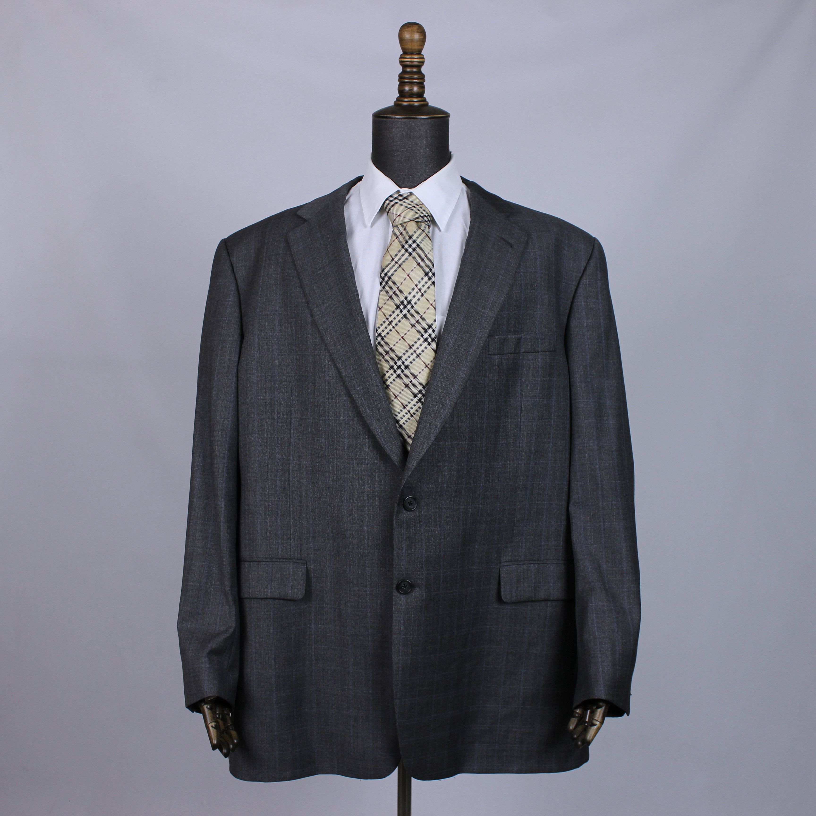 Burberry Burberry London blazer wool men tailor gray 52R L/XL Size 52R - 1 Thumbnail