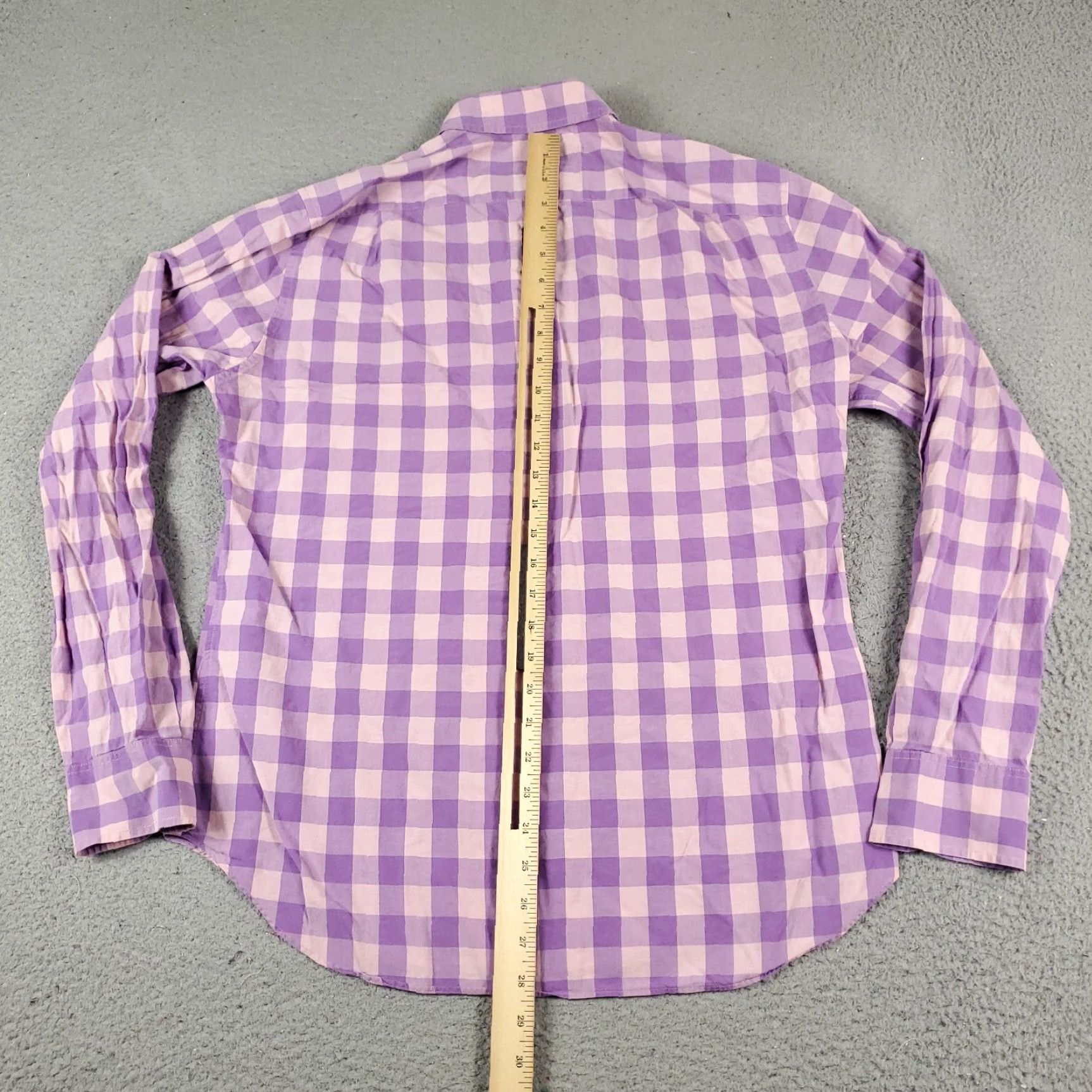 Bonobos Bonobos Shirt Mens Medium Purple Check Casual Button Up Long Sleeve - Bonobos Mens Shirt Purple Check Button-Up Long Sleeve Casual/Workwear Size US M / EU 48-50 / 2 - 4 Thumbnail