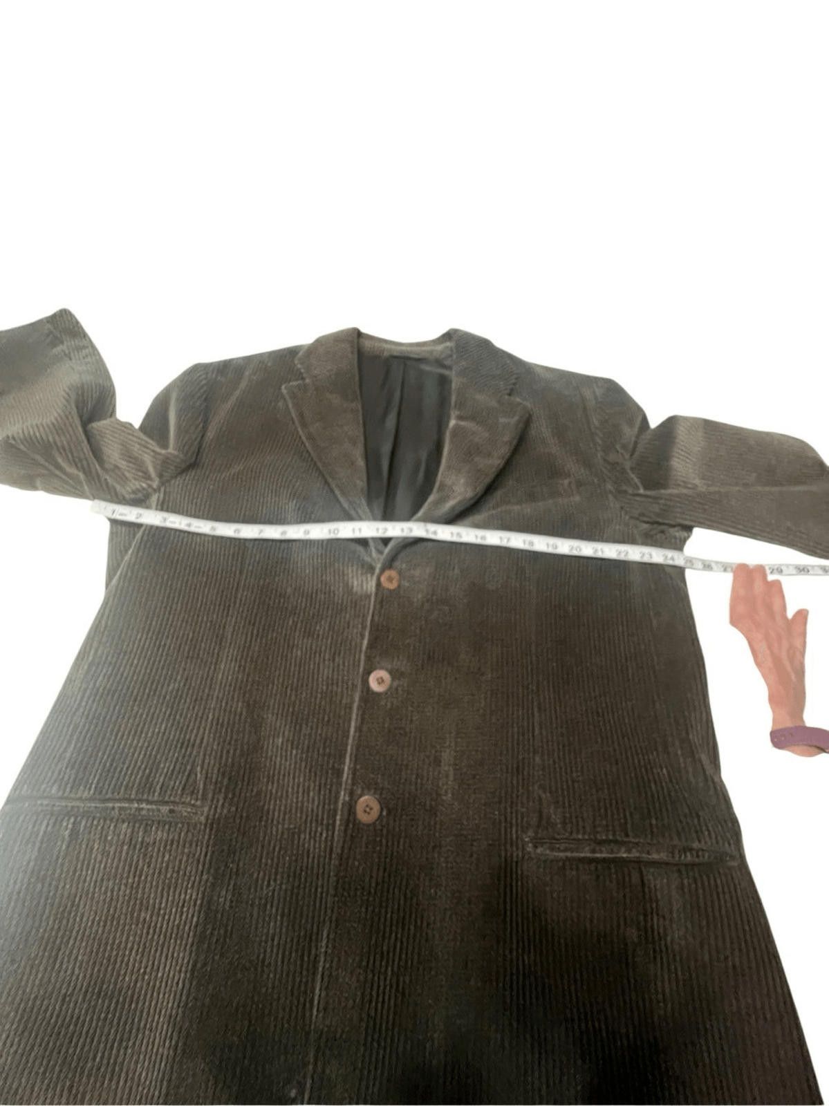 Designer Mondo di Marco 3 Button Sports Jacket corduroy Brown 44R Size 44R - 6 Thumbnail