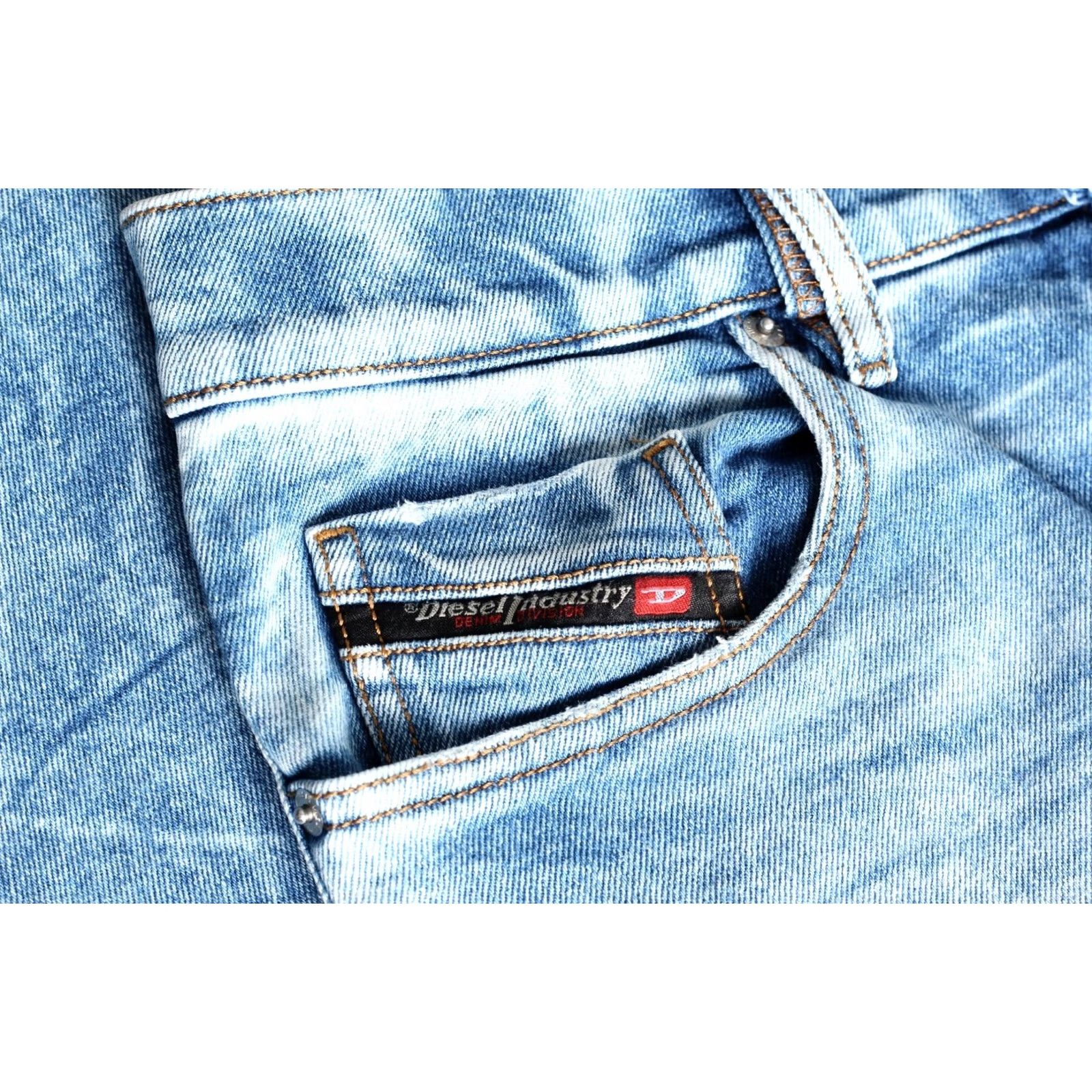 Diesel DIESEL D-STRUKT Slim Jeans Men W32 L30 Stretch Made in ITALY DZ8200 Size US 32 / EU 48 - 4 Thumbnail