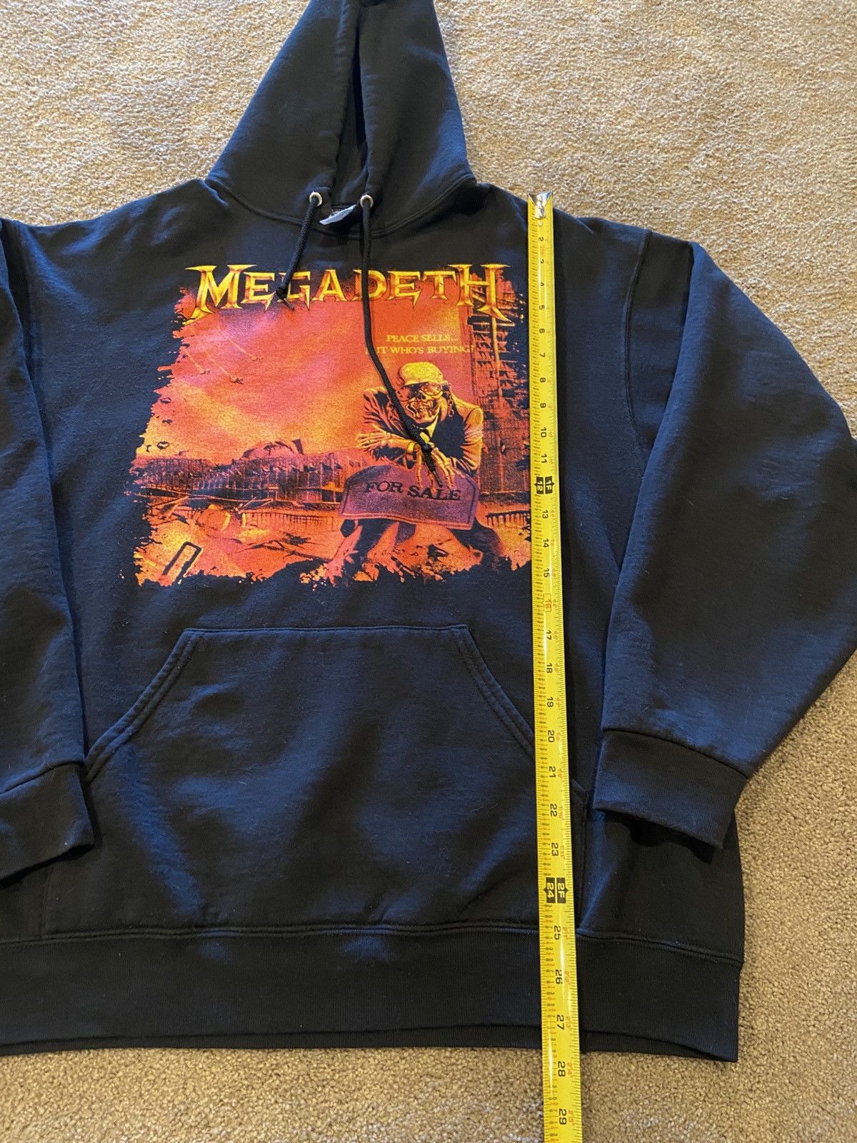 Band Tees Vintage Megadeth Peace Sells Hoodie Size US XL / EU 56 / 4 - 5 Thumbnail