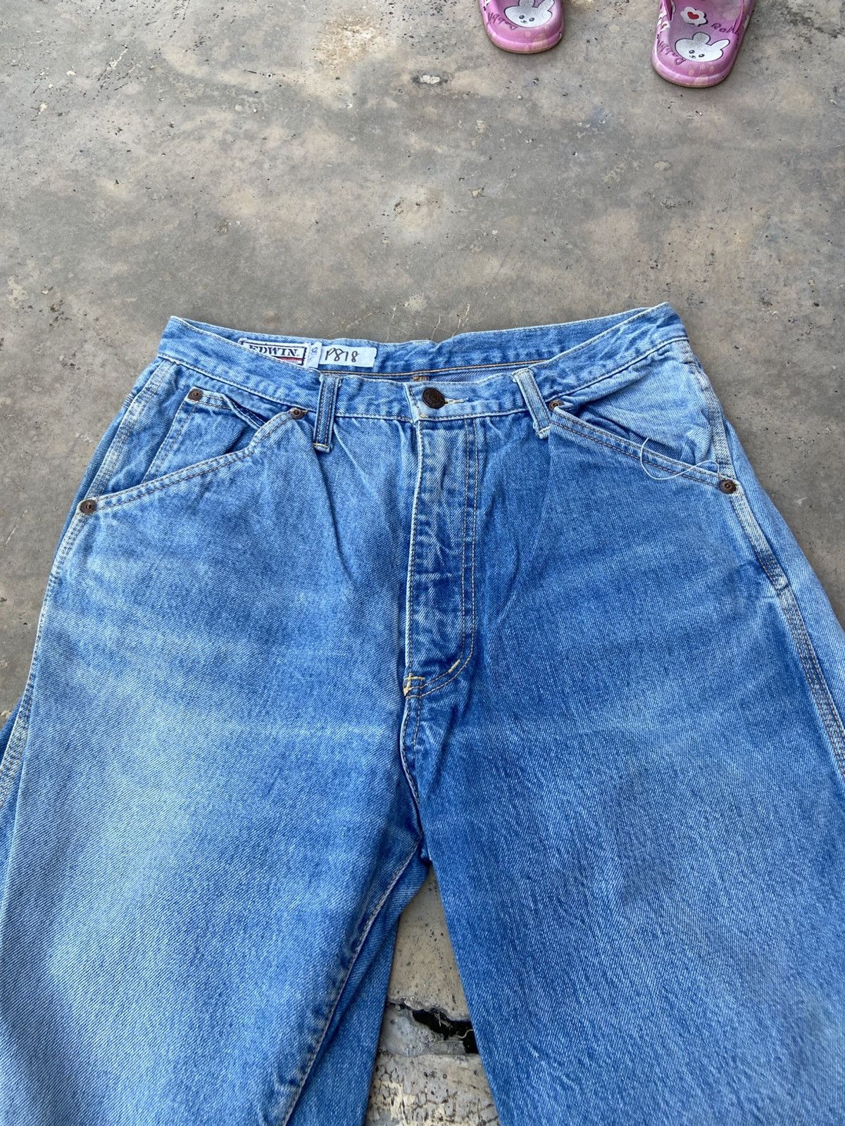 Edwin Vintage 80s Edwin Straight Jeans Size US 28 / EU 44 - 3 Thumbnail