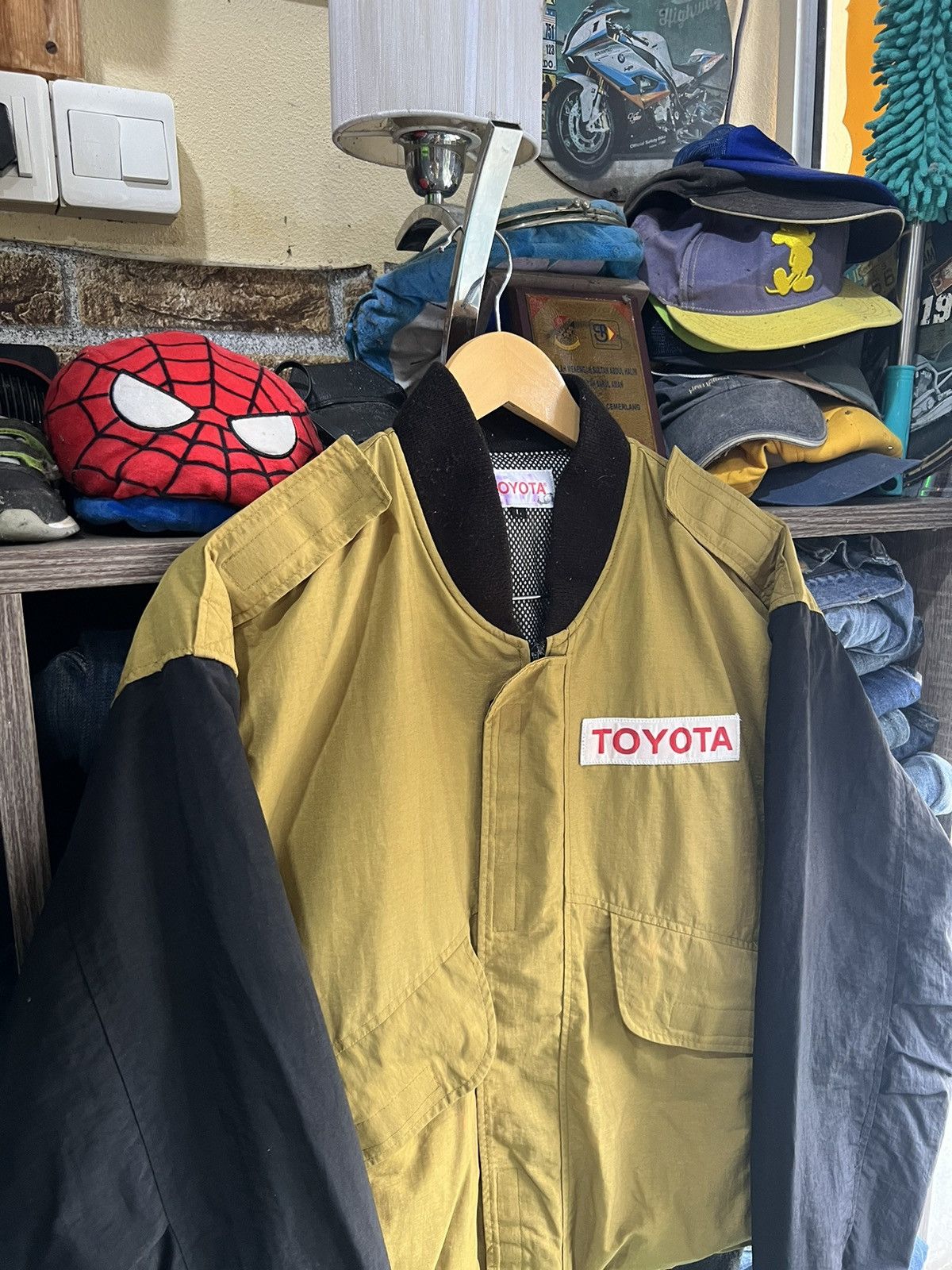 Japanese Brand 🔥Vintage Toyota Zipper Jacket Size US L / EU 52-54 / 3 - 12 Thumbnail