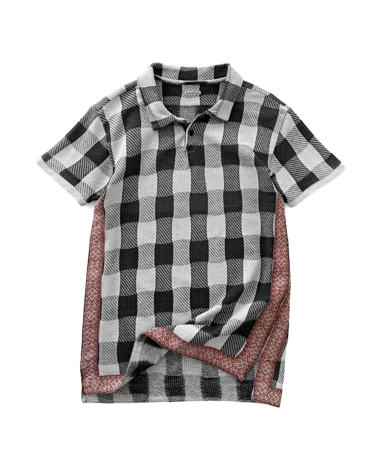 Kapital VINTAGE KAPITAL NATIVE CHESTBOARD POLO SHIRT Size US M / EU 48-50 / 2 - 1 Thumbnail