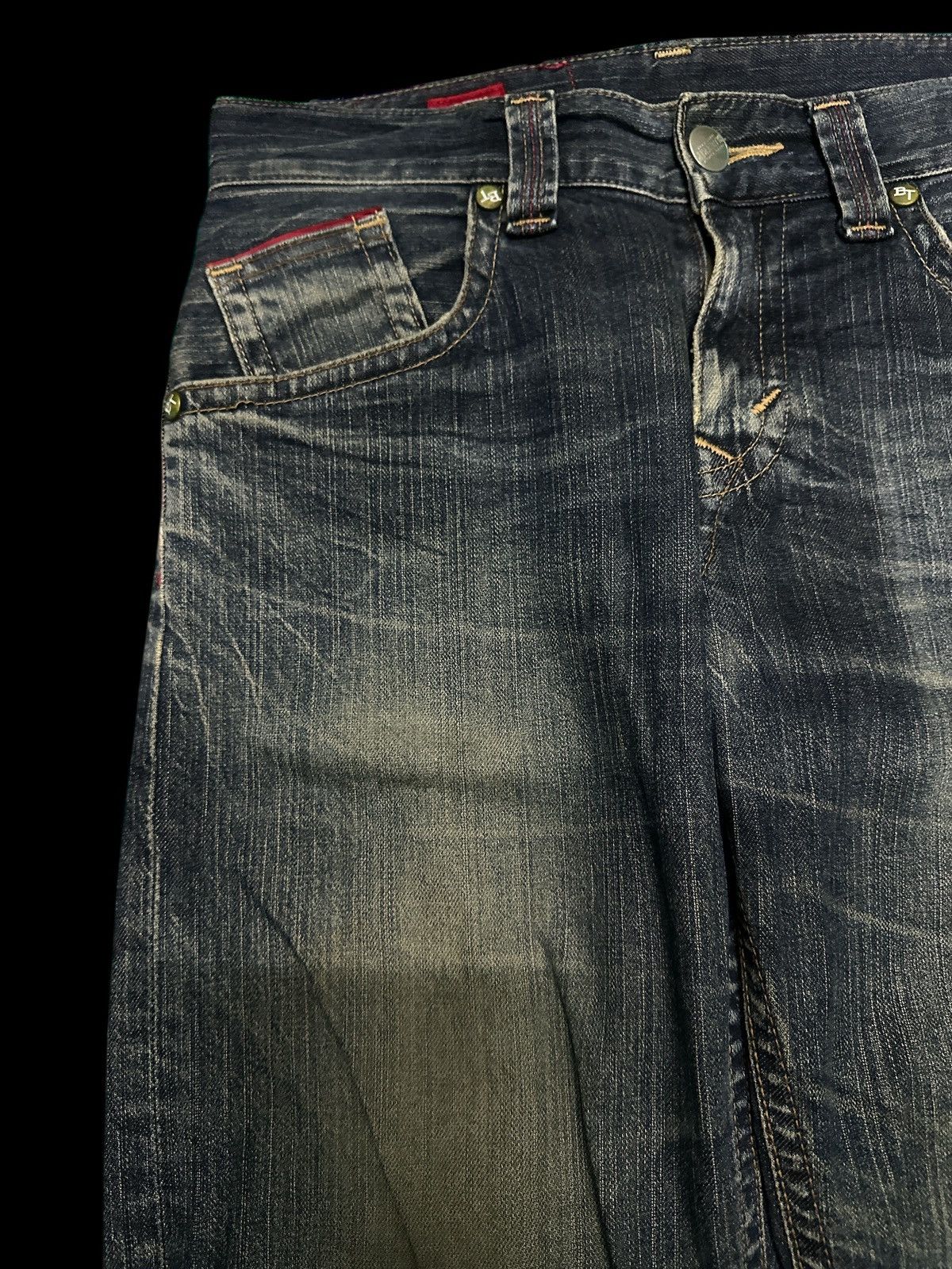If Six Was Nine Distress Denim Edwin Vintage Blue Trip 💥 Size US 32 / EU 48 - 4 Thumbnail