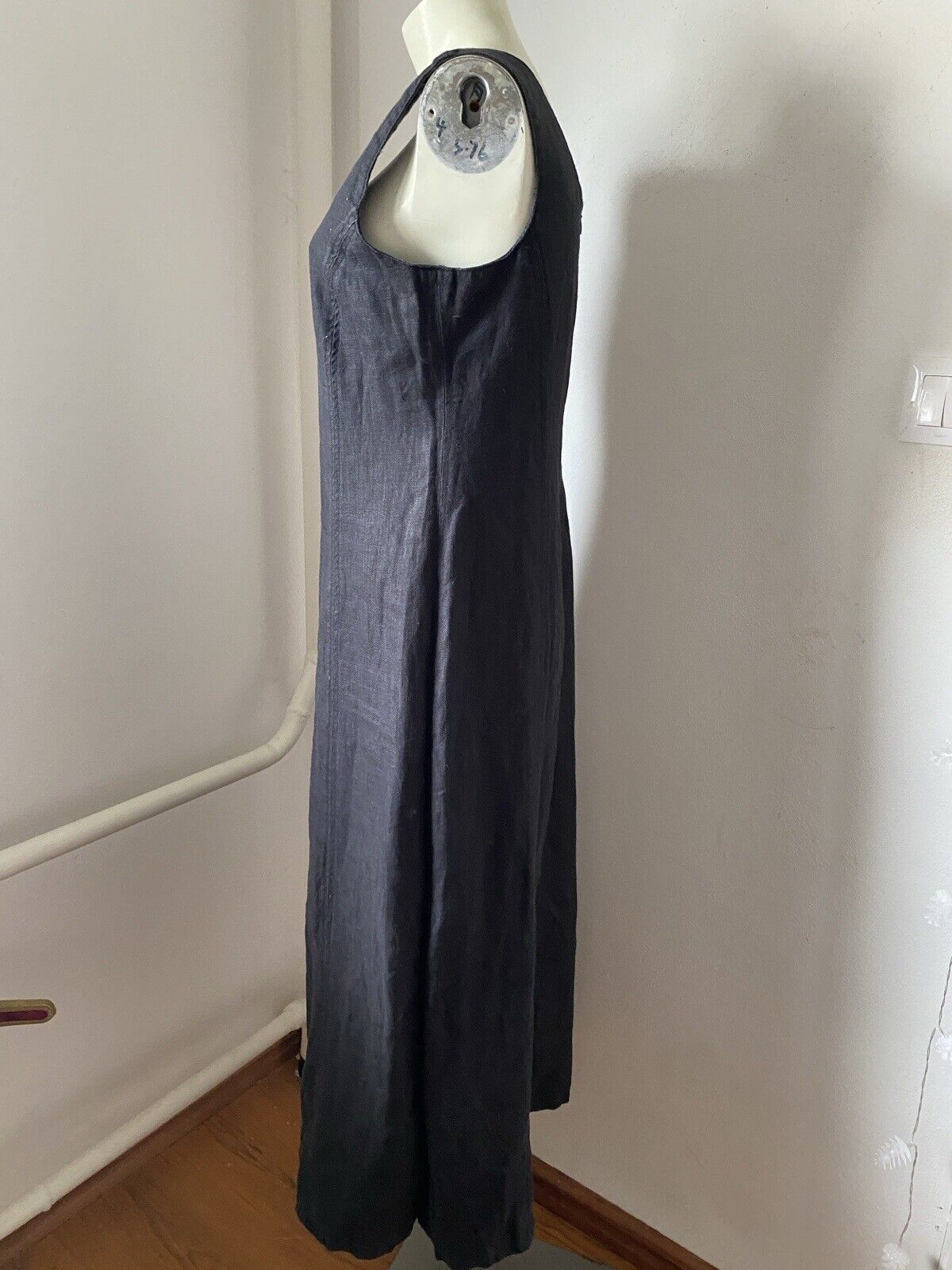 Vintage Noa Noa Linen Midi Dress Langenlook Size M Sk2424 Size M / US 6-8 / IT 42-44 - 3 Thumbnail