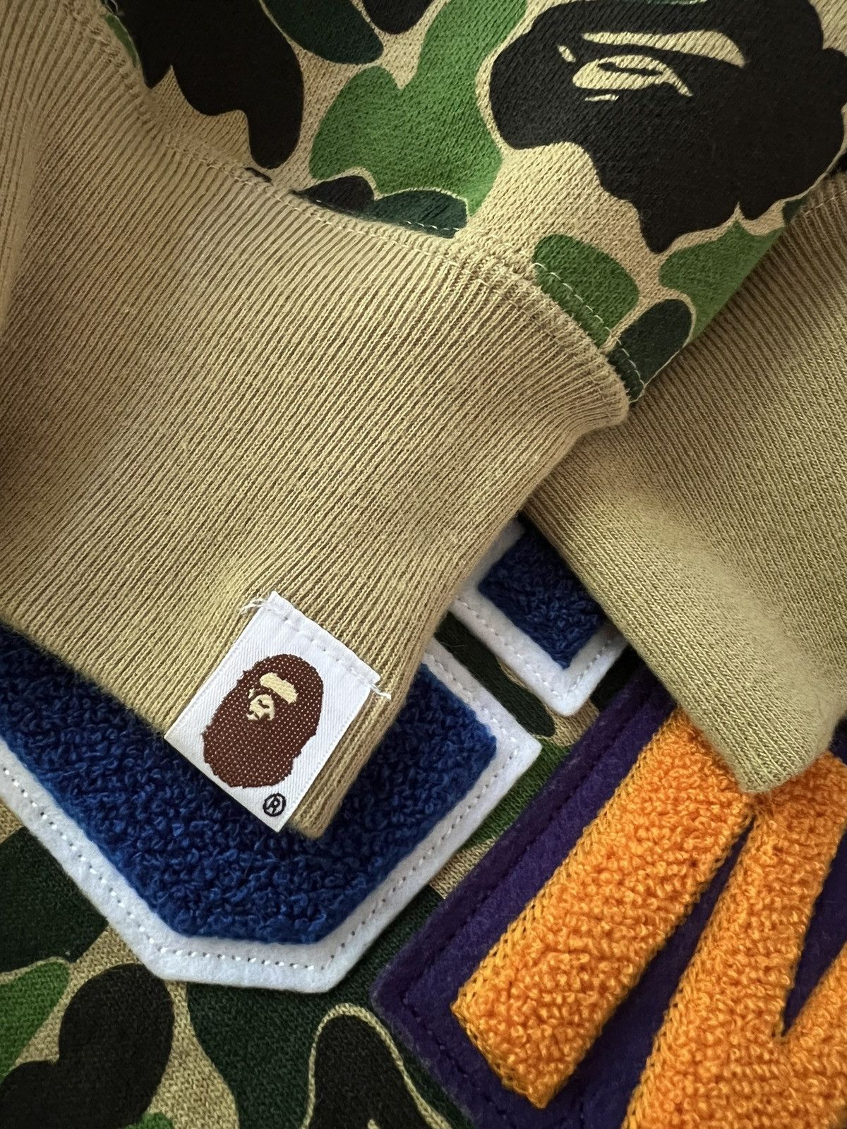 Bape ABC GREEN CAMO BAPE HOODIE Size US XXL / EU 58 / 5 - 9 Thumbnail