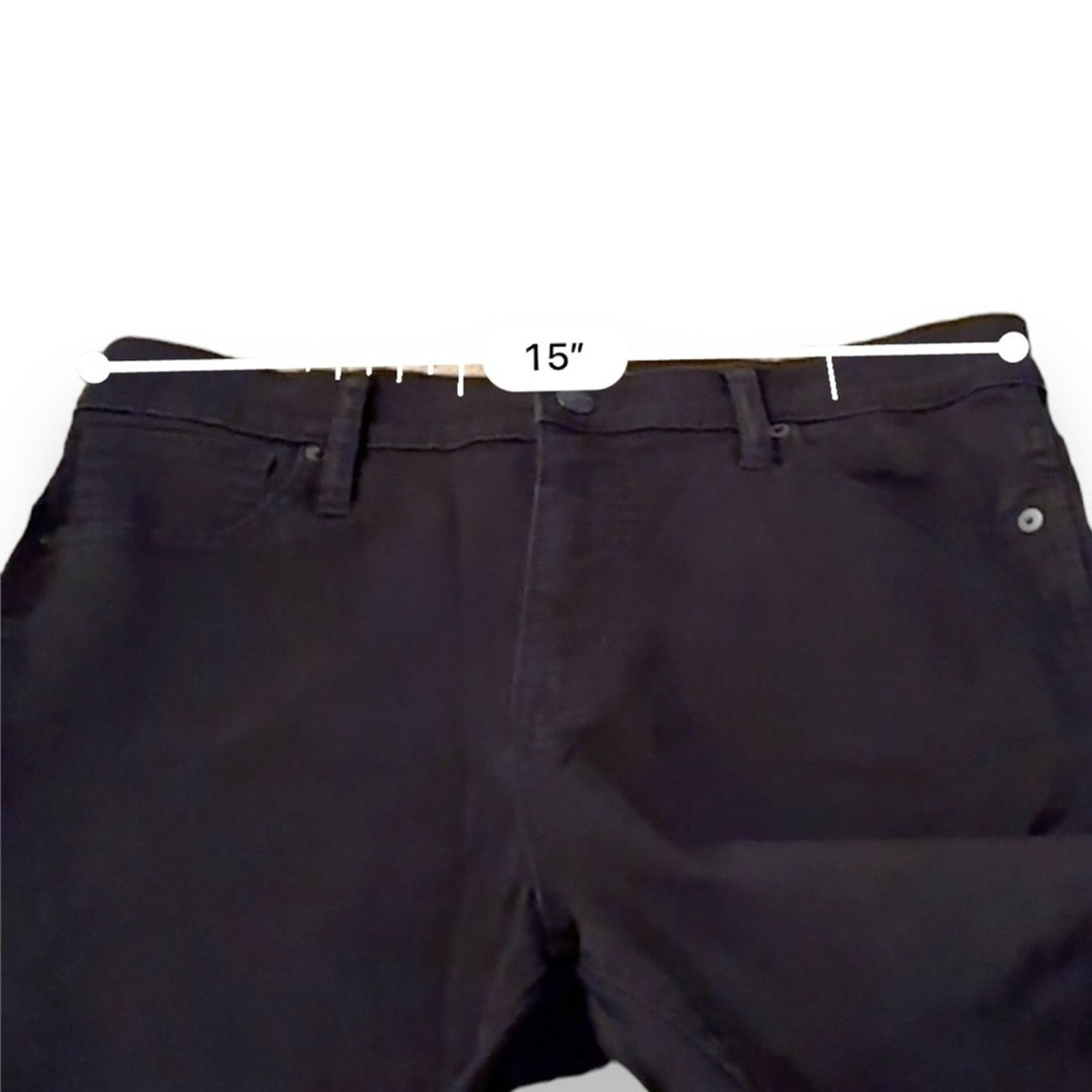 Madewell Madewell 10" High-Rise Skinny Jeans in Black Carbondale 31 Size 31" - 12 Thumbnail