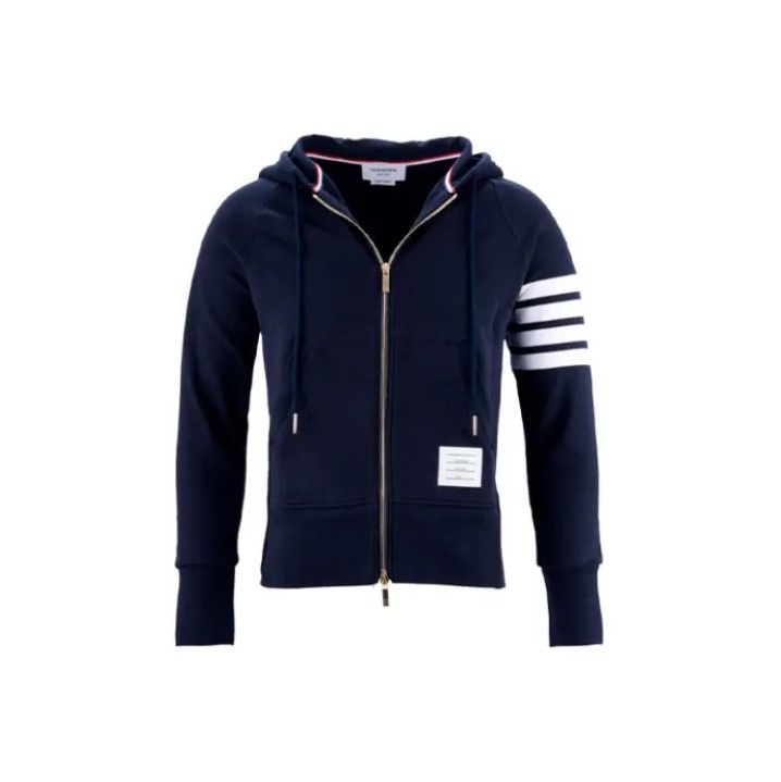 Thom Browne Thom Browne Classic Hooded Sweatshirt for Men Size US M / EU 48-50 / 2 - 1 Thumbnail