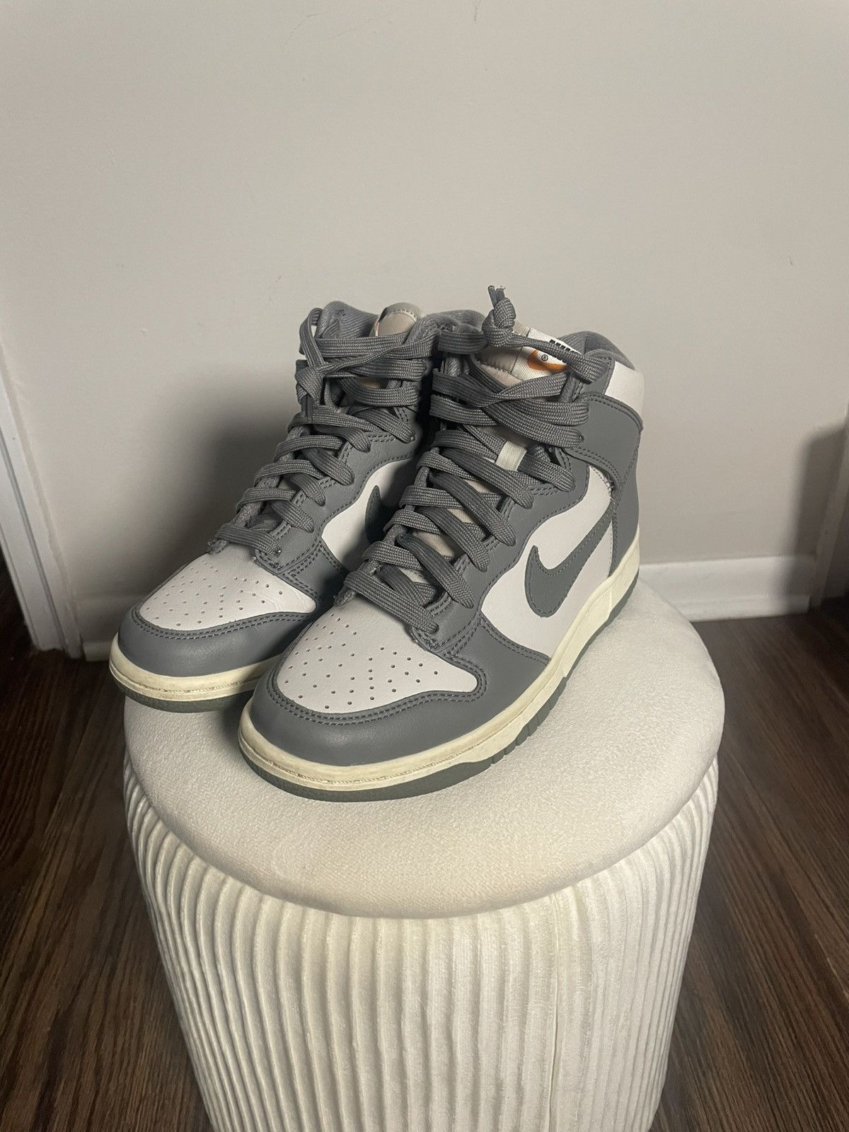 Gray High Top Dunks