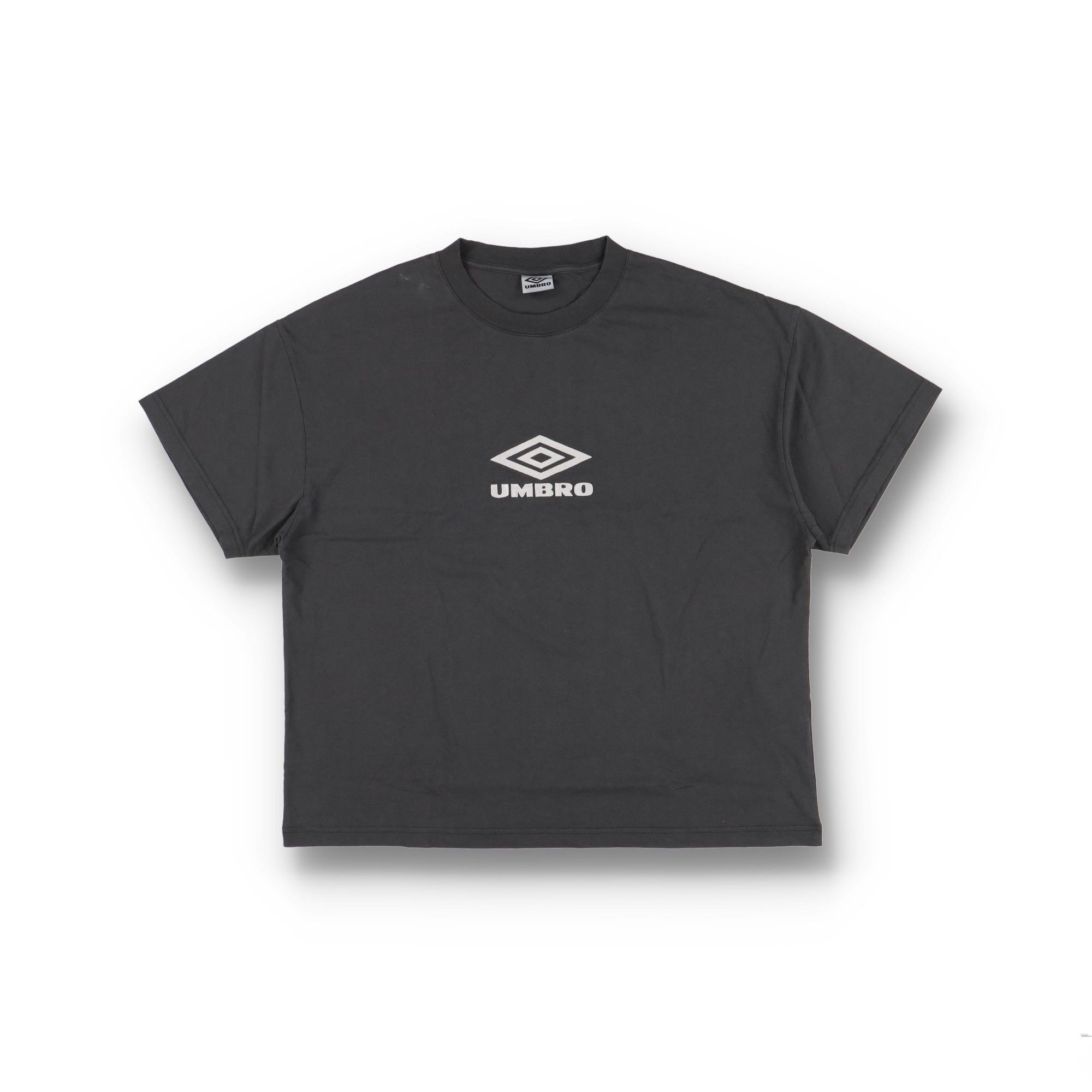 Dark Grey Embroidered OG Logo Oversized T-Shirt
