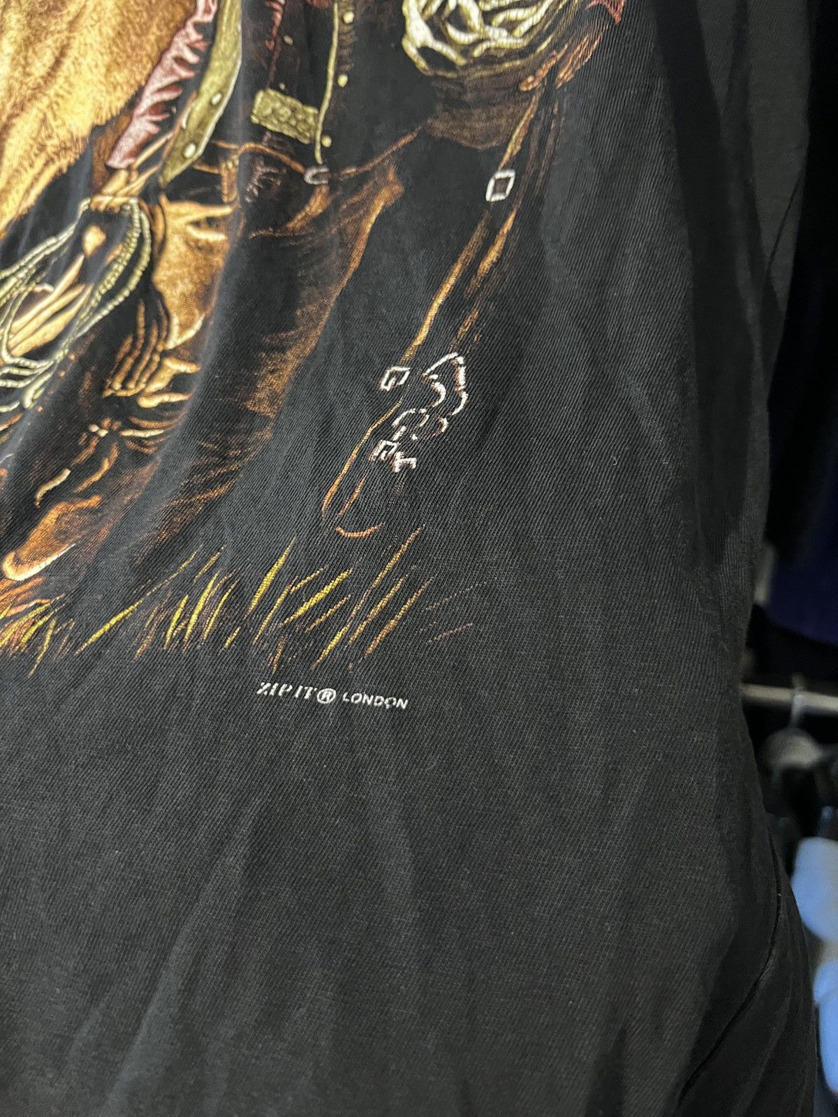 Vintage VINTAGE ZIP IT LONDON NATIVE AMERICAN T SHIRT NATURE STYLE Size US L / EU 52-54 / 3 - 4 Thumbnail