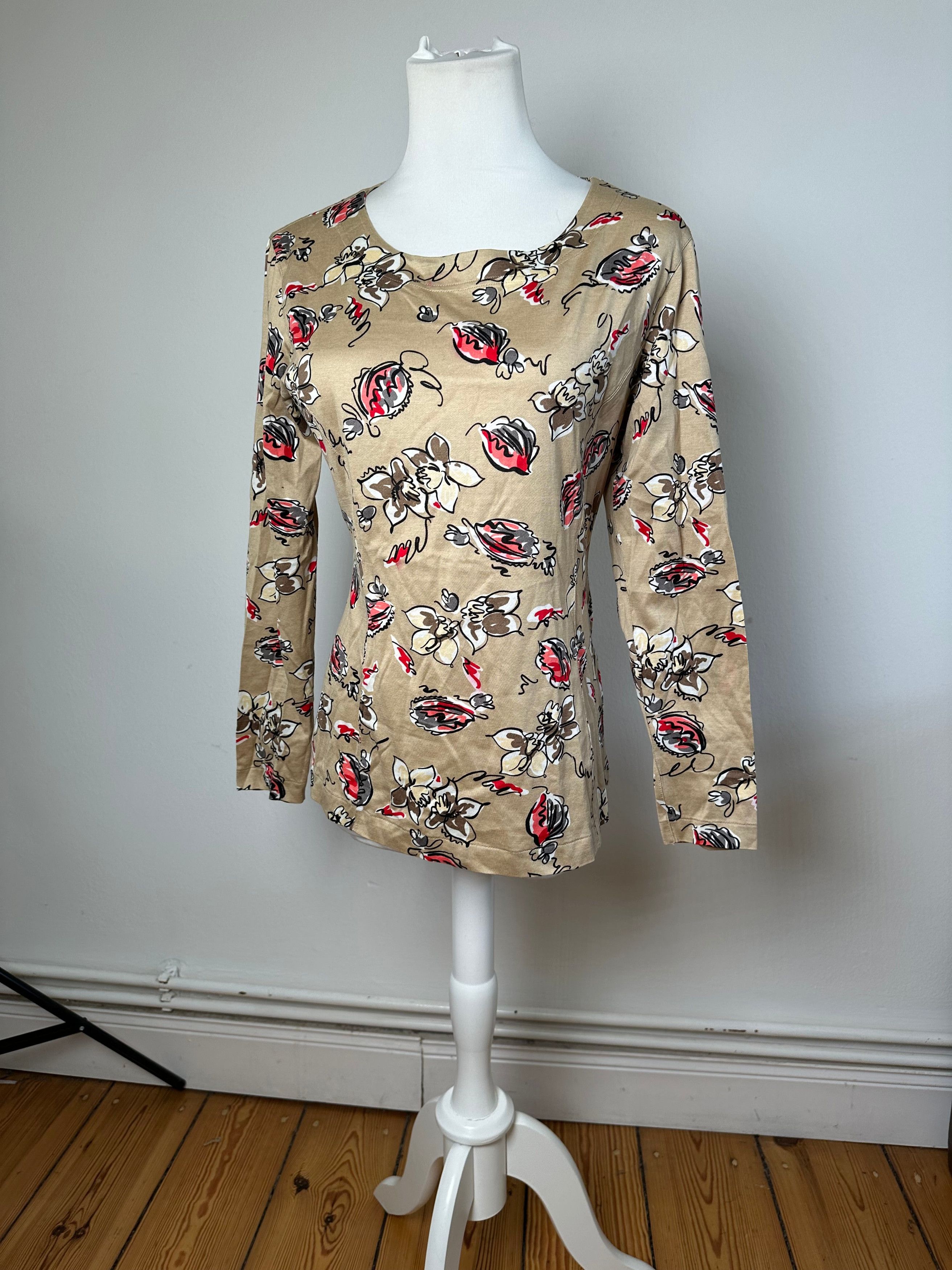 Dior Vintage Crewneck Sweater Gold Floral M Size S / US 4 / IT 40 - 1 Thumbnail