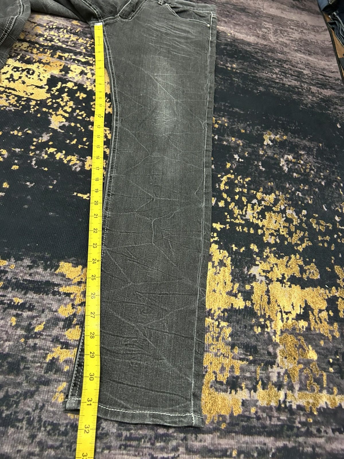 Tornado Mart Semntic Design Japan Whiskered jeans Size US 33 - 17 Thumbnail